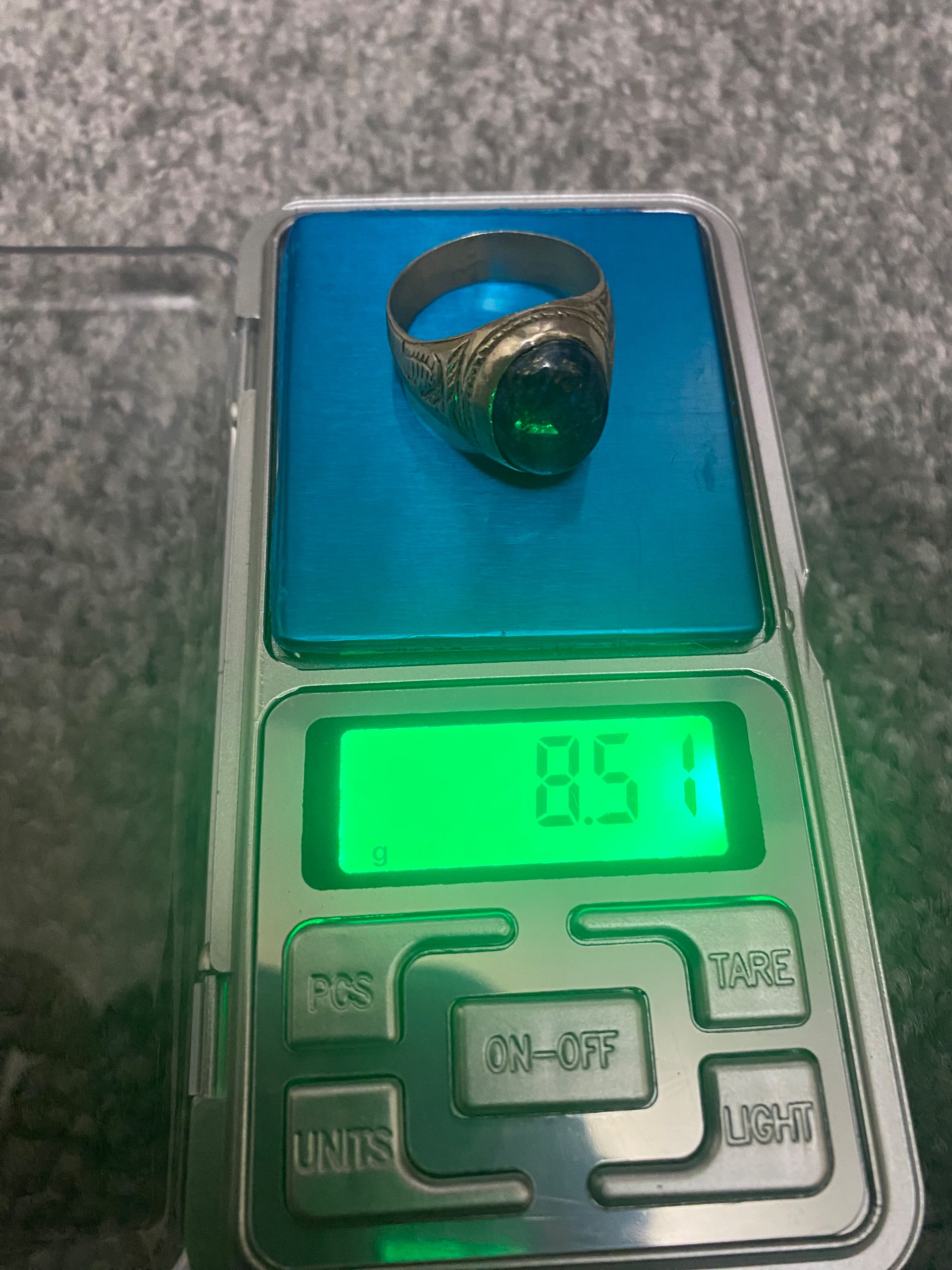 انگشتر دست ساز لاجورد افغان