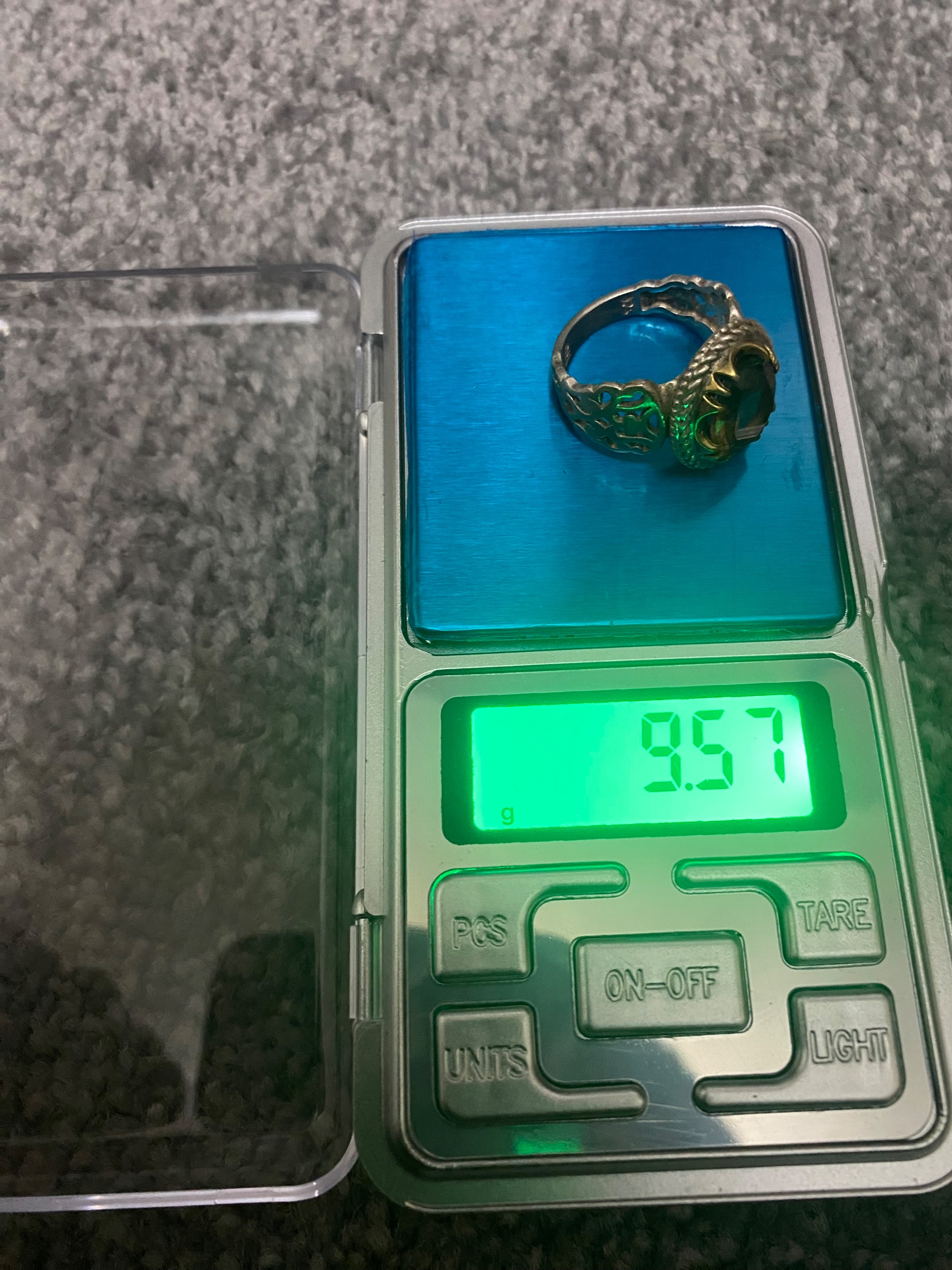 انگشتر الکساندریت رکاب اسپرت