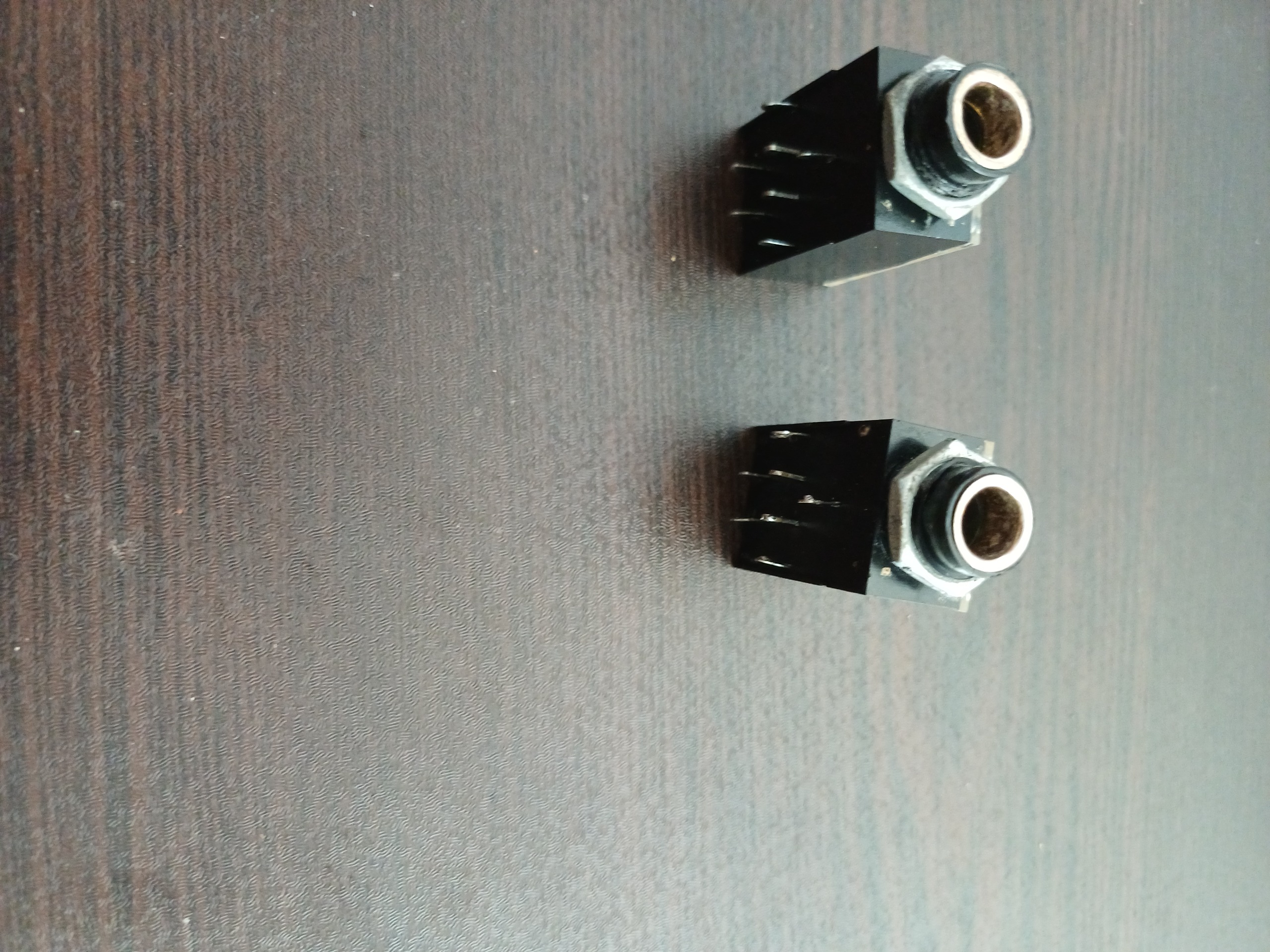 2 عدد جک بزرگ (فیش) مادگی میکروفون