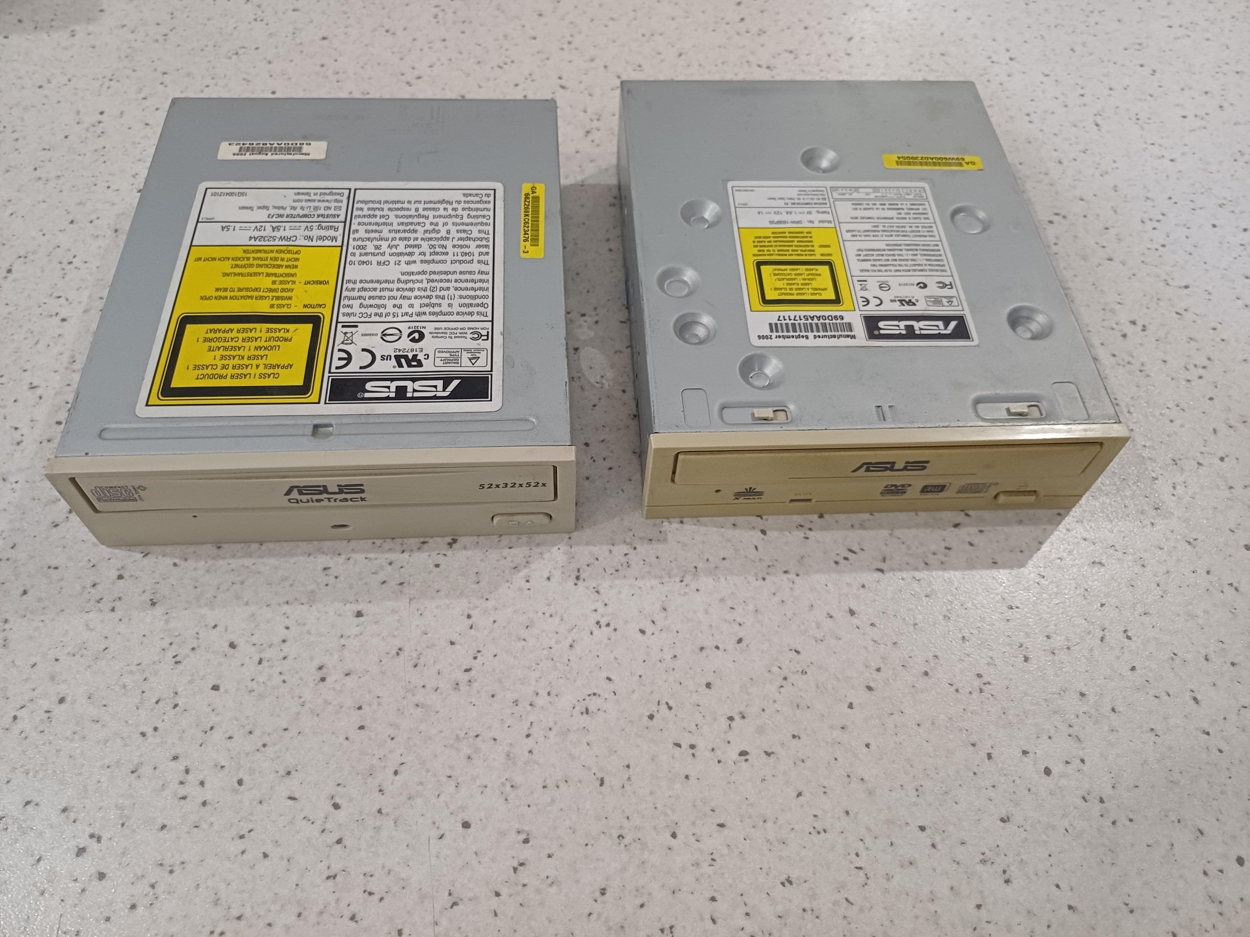 2عدد درایو نوری اینترنال سی دی و دی وی دی