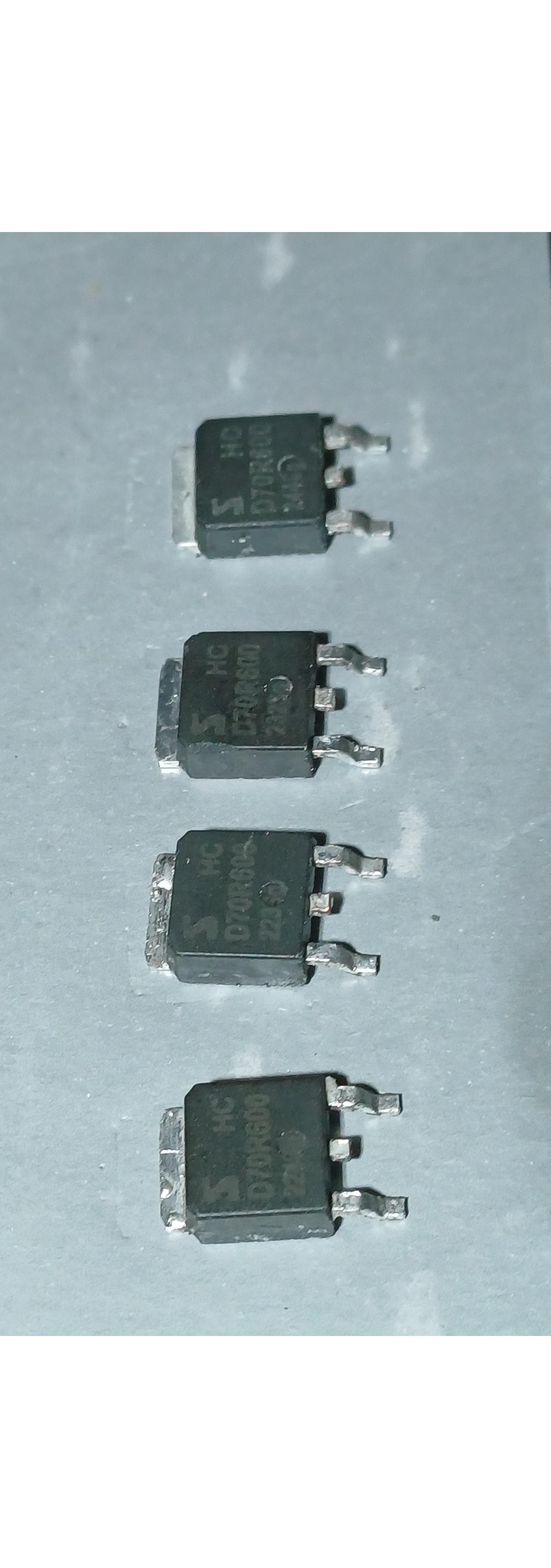 پک 4 عددی ترانزیستور ماسفت D70R600 TO-252