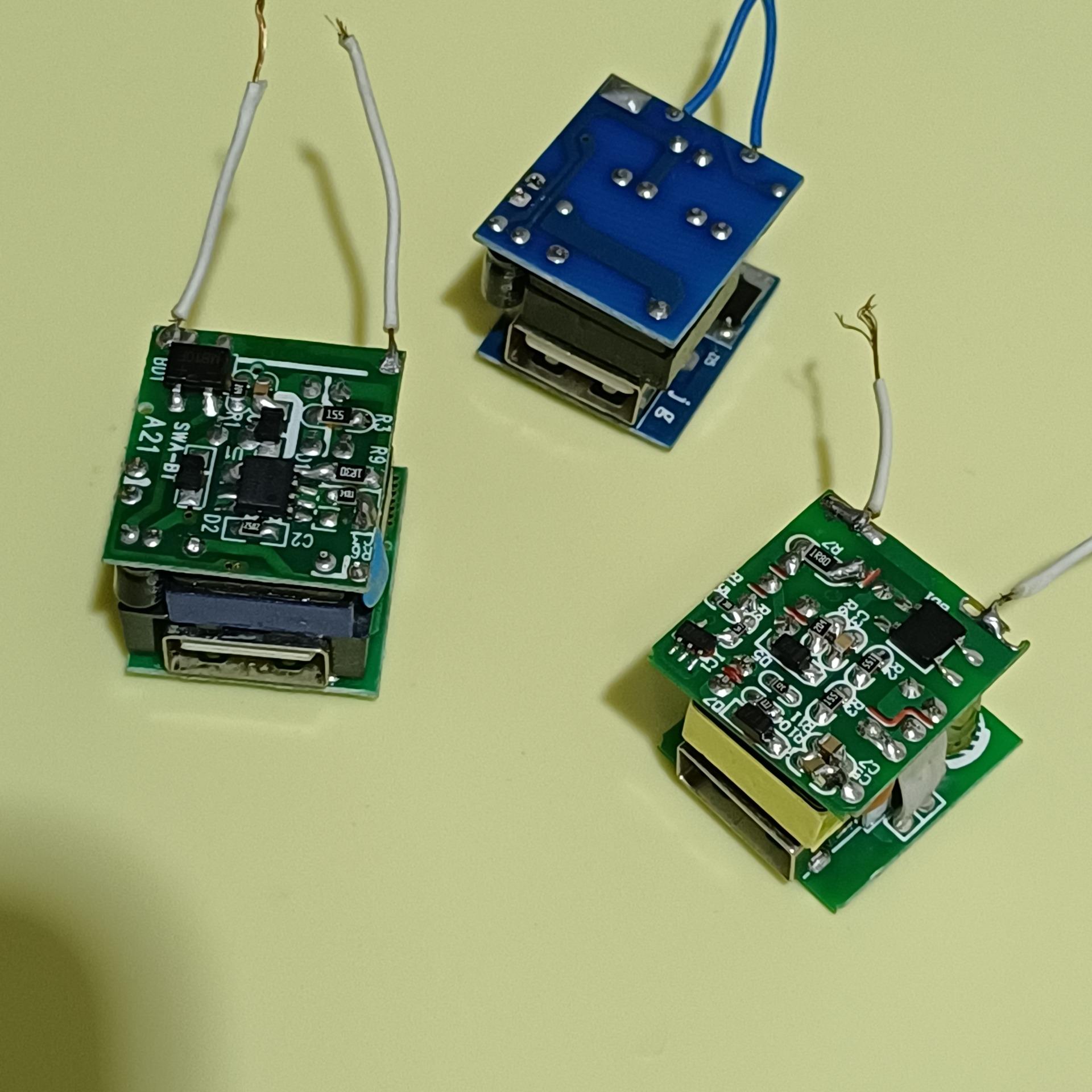 3 عدد برد شارژر (تغذیه) 5 ولت 1 آمپر با خروجی USB