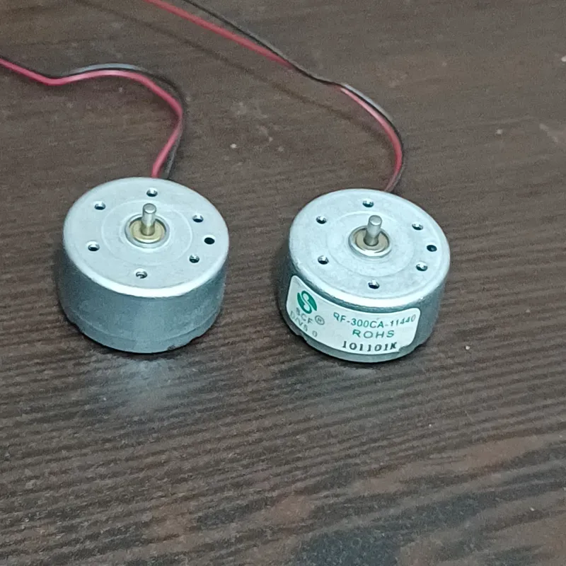 2عدد موتور گرد 24X12 میلی متر DC 5V