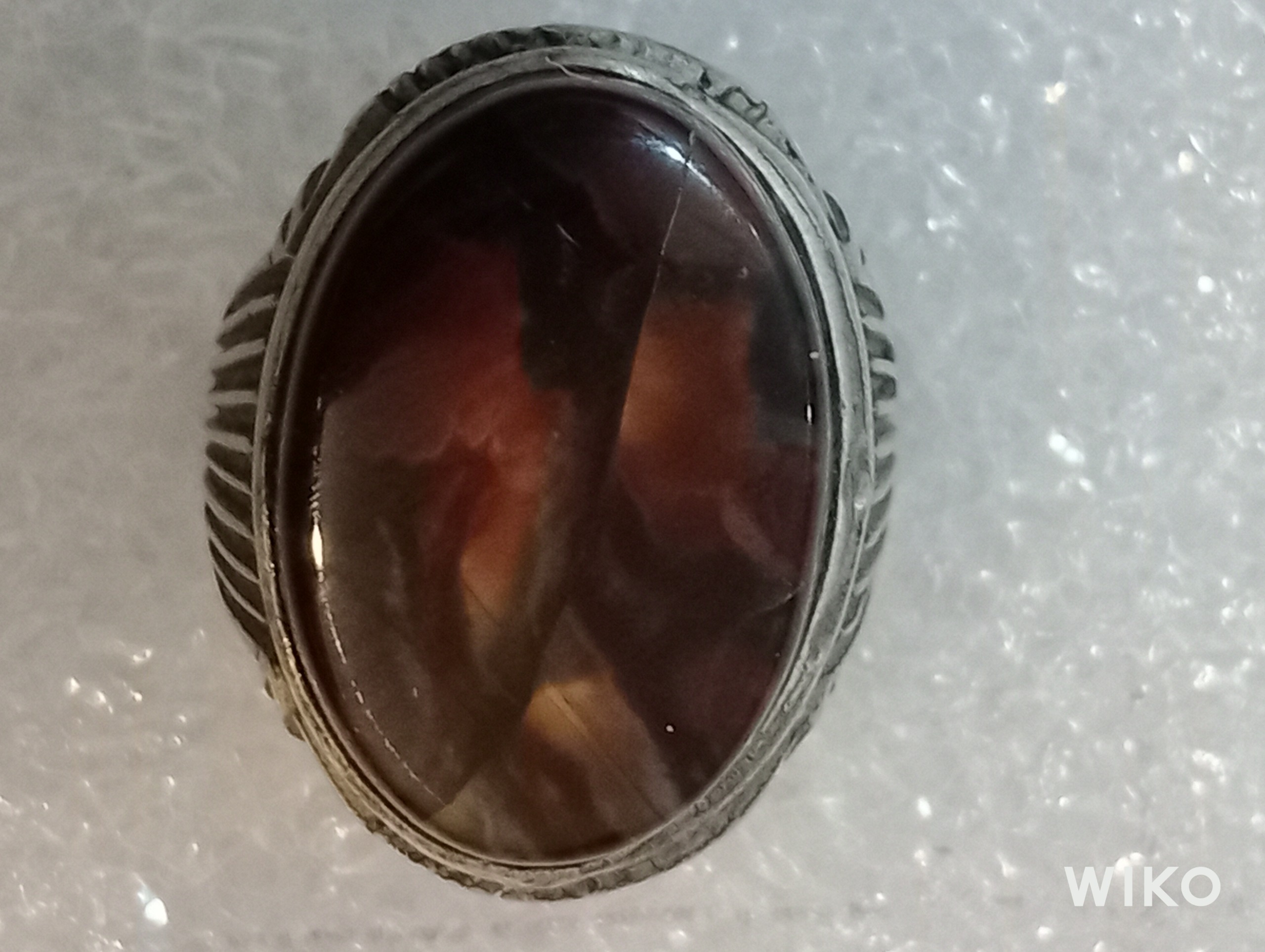 انگشتر عقیق سلیمانی سلطانی طبیعی معدنی