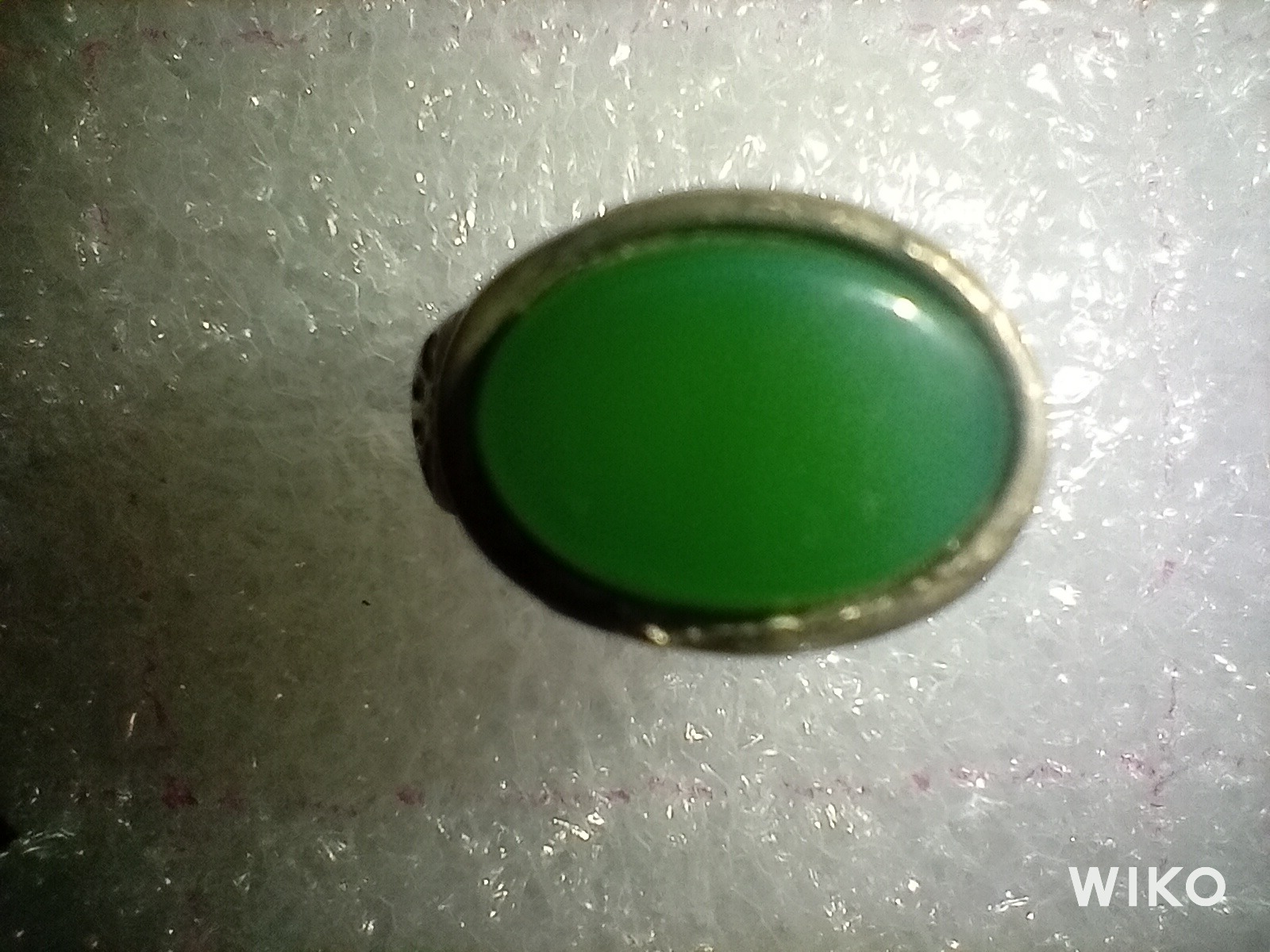 انگشتر عقیق سبز یمنی طبیعی معدنی اصل