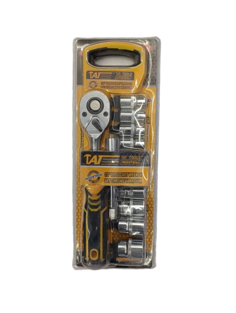 ست آچار بکس 12 پارچه درایو 1/2 اینچ تات