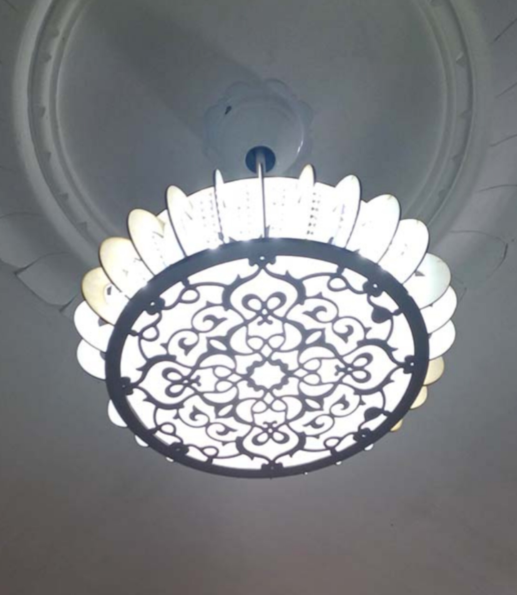 لامپ دستساز لوستری