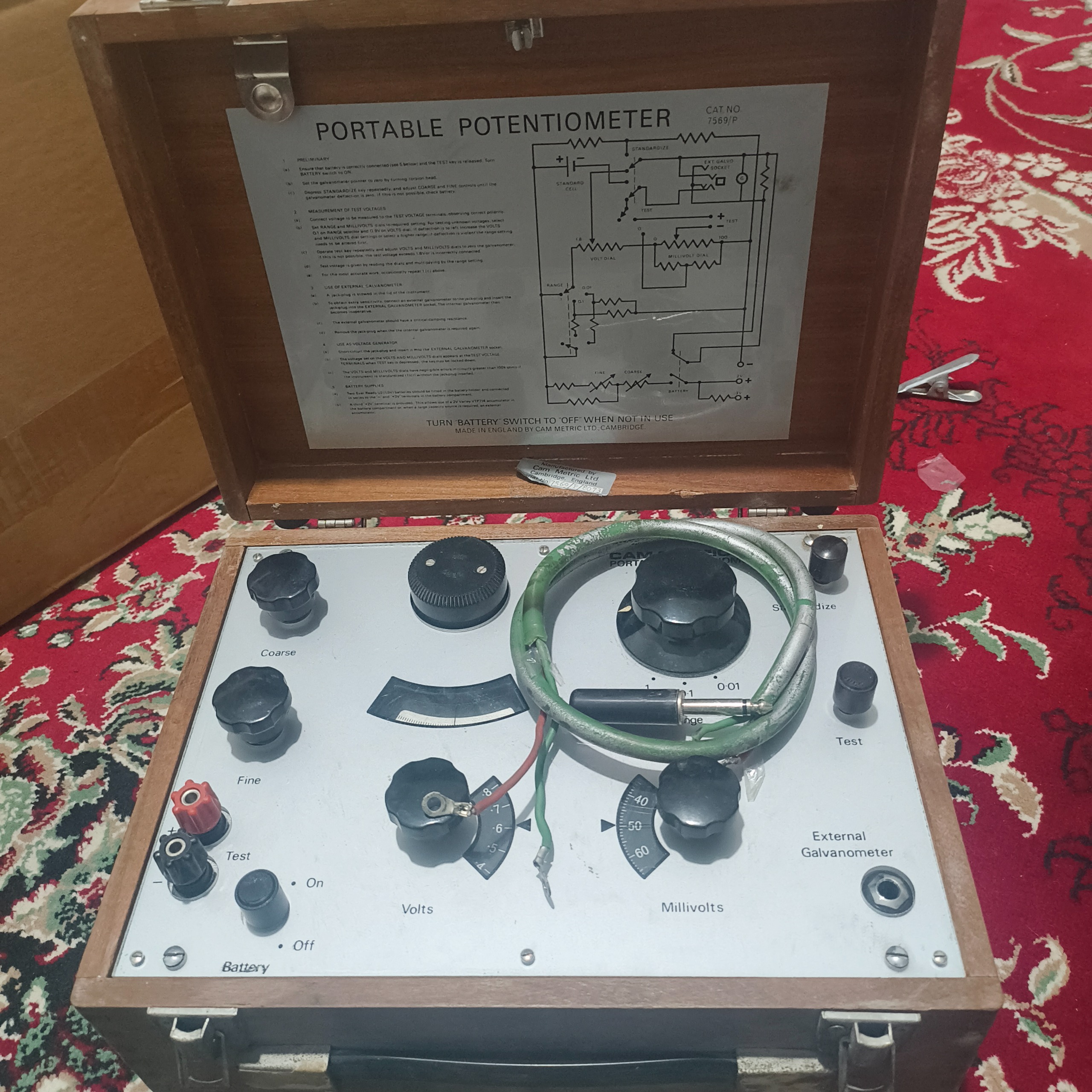دستگاه CAM METRIC Portable Potentiometer