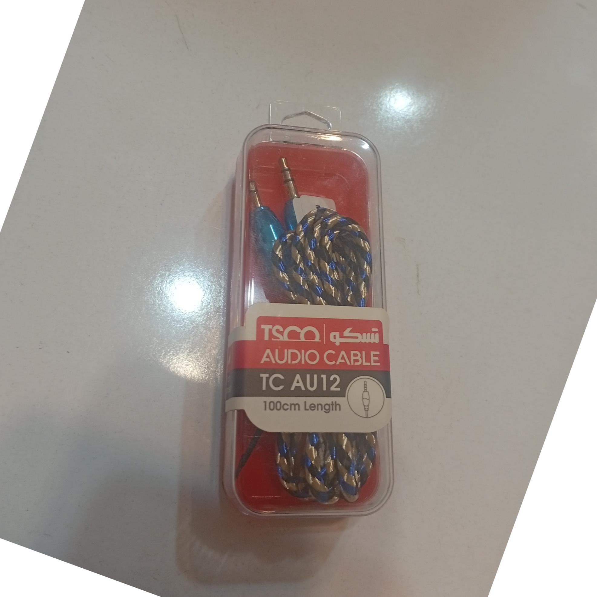 کابل AUX برند تسکو TC AU12 جنس نخی