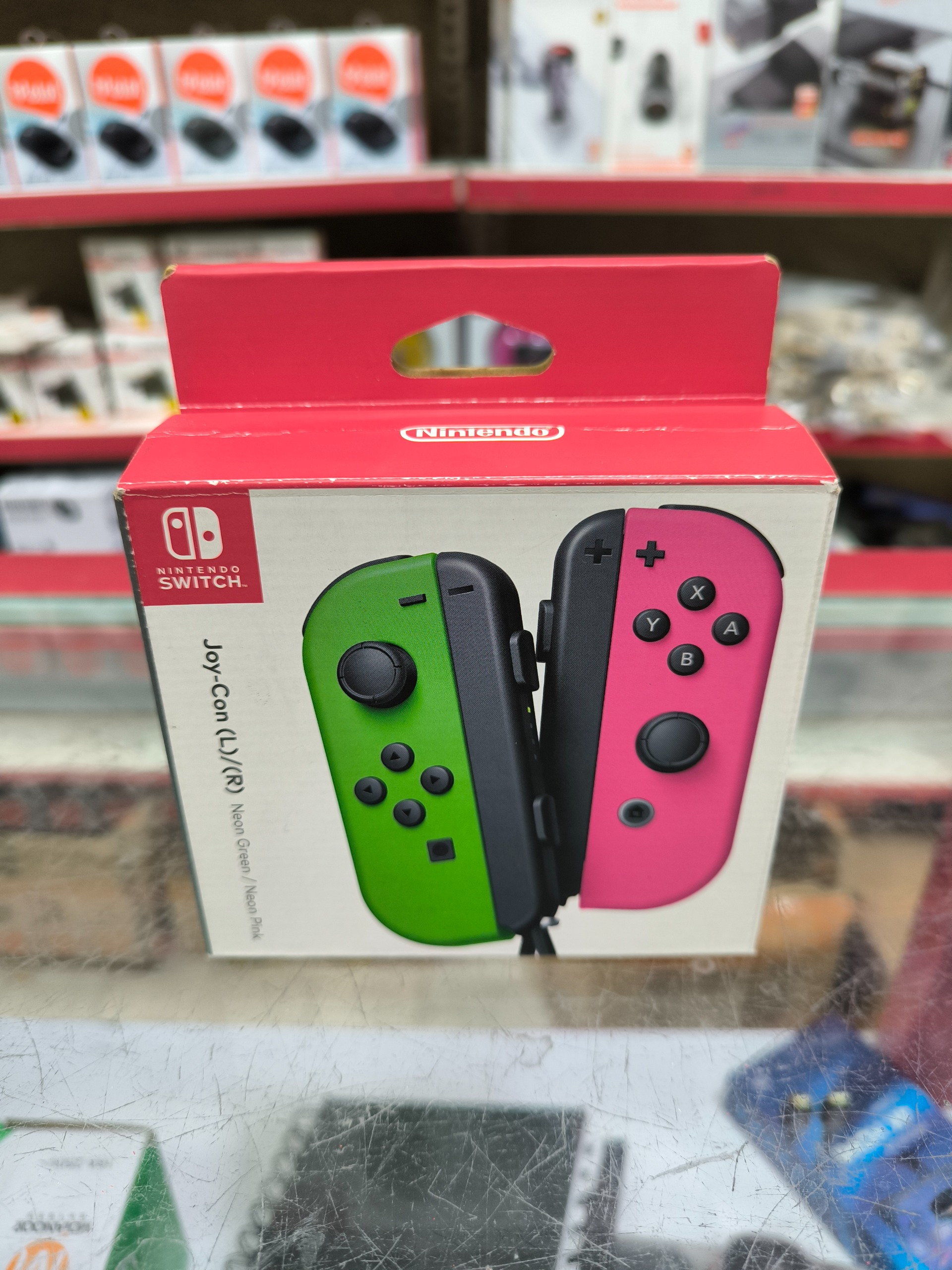 JOY-CON دستگاه NINTENDO SWITCH سبز صورتی