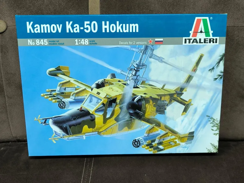 کیت هلیکوپتر KAMOV KA-50 برند ITALERI مقیاس 1/48