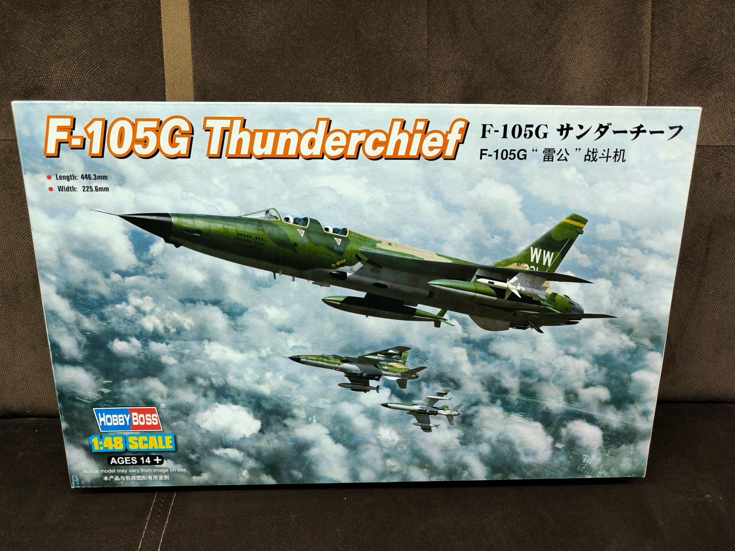 کیت هواپیما F-105G برند Hobby Boss مقیاس 1/48