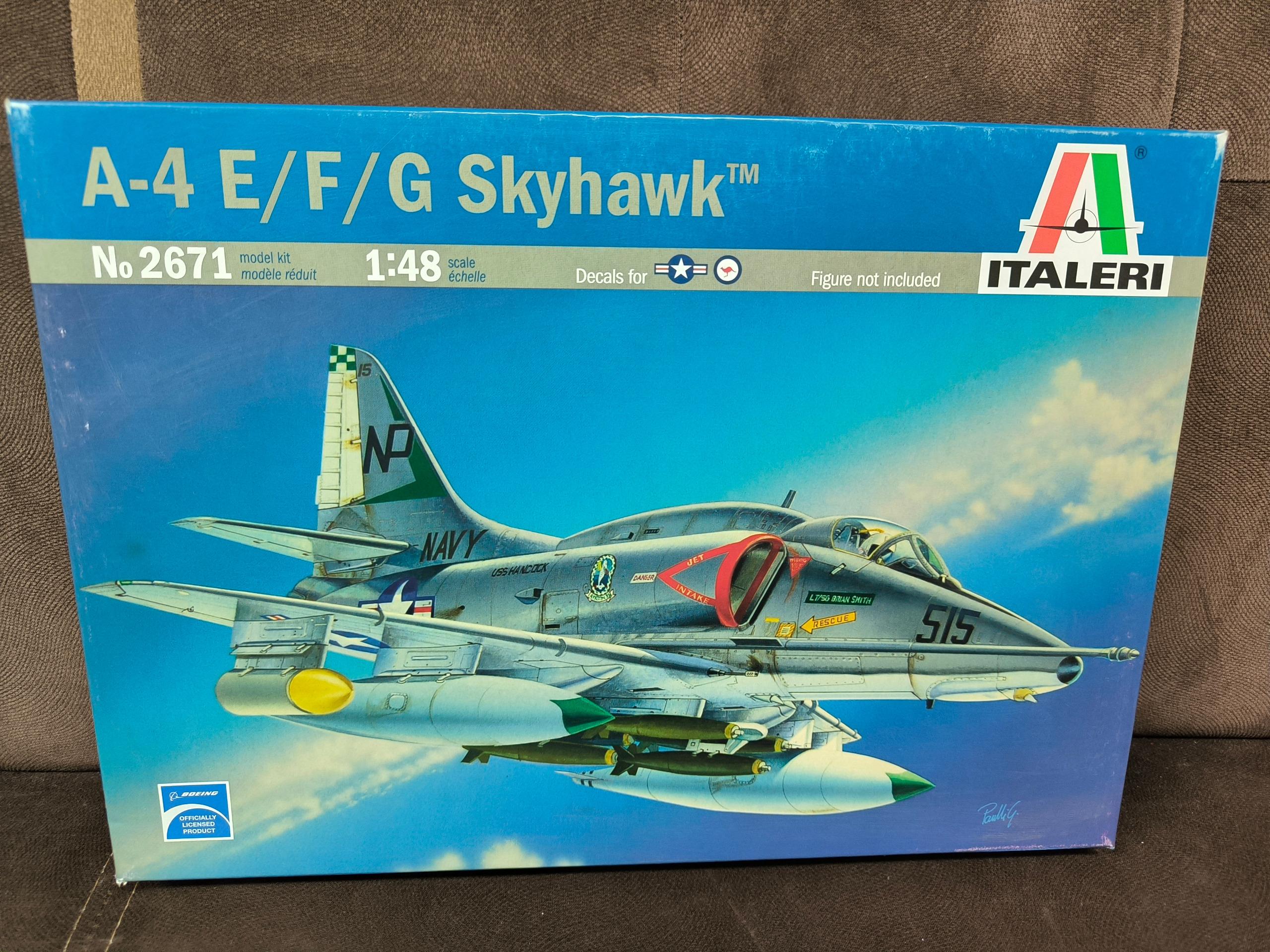 کیت هواپیما A-4E/F/G Skyhawkبرند ITALERI مقیاس1/48