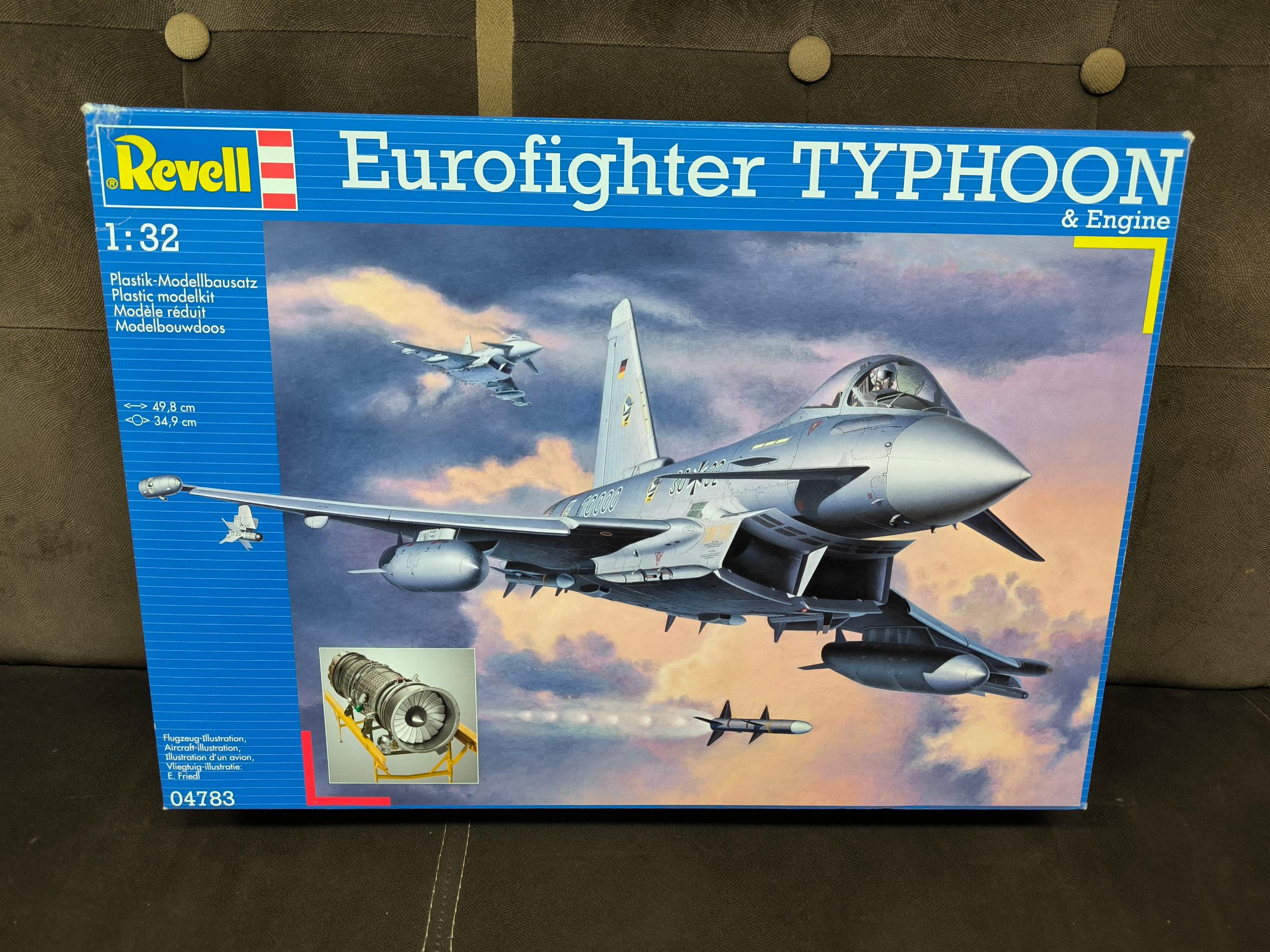   کیت هواپیمایtyphoon  engine برند Revellمقیاس1/32