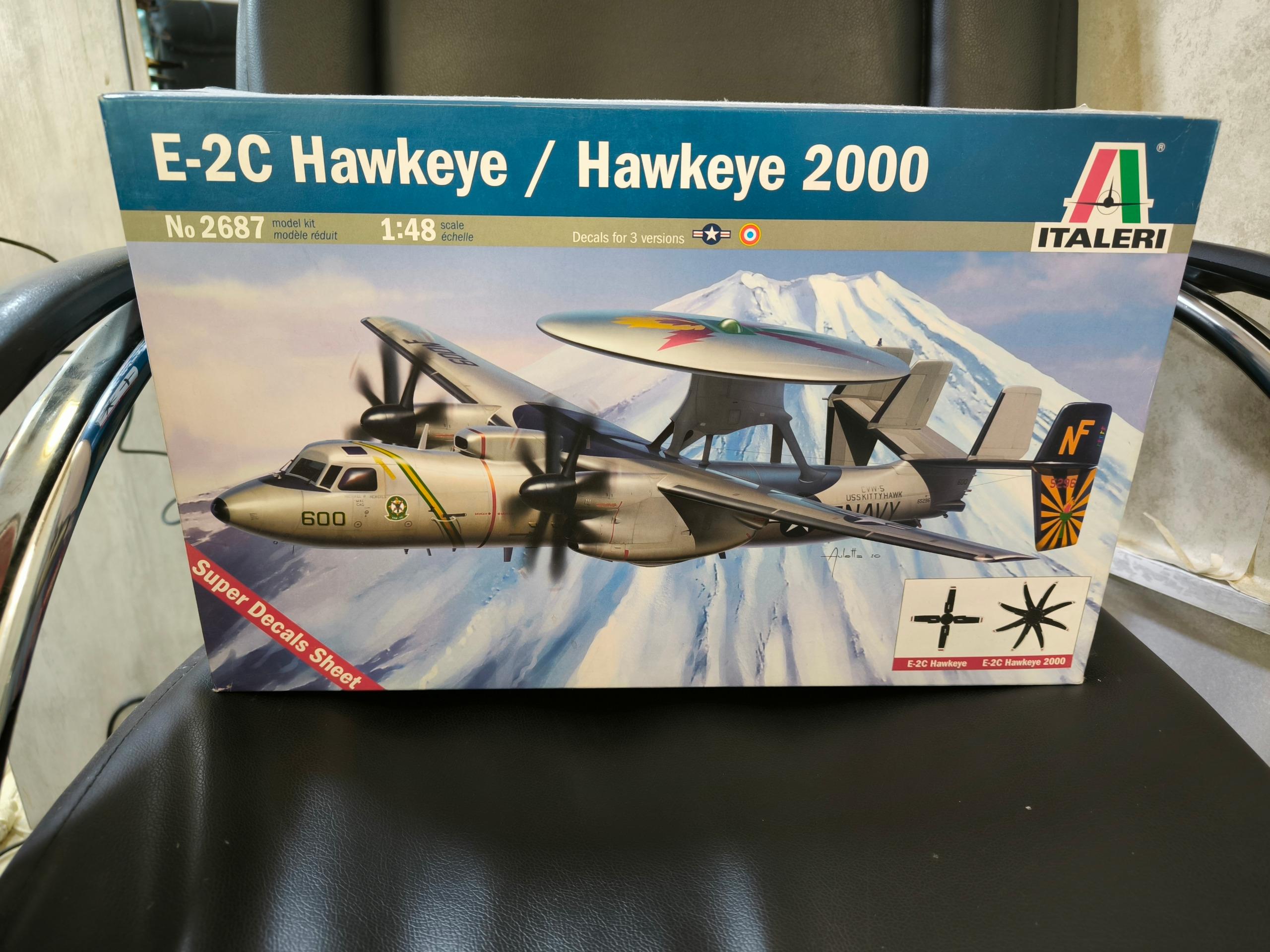کیت هواپیما E-2C Hawkeyeبرند ITALERI مقیاس1/48