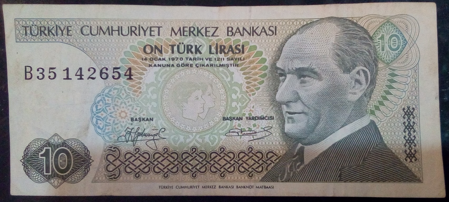 10 لیره ترکیه
