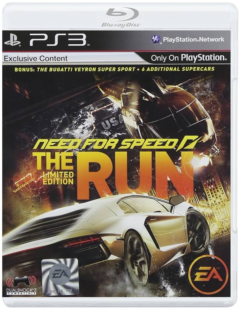Need for speed RUN بازی ماشینی پلی استیشن 3