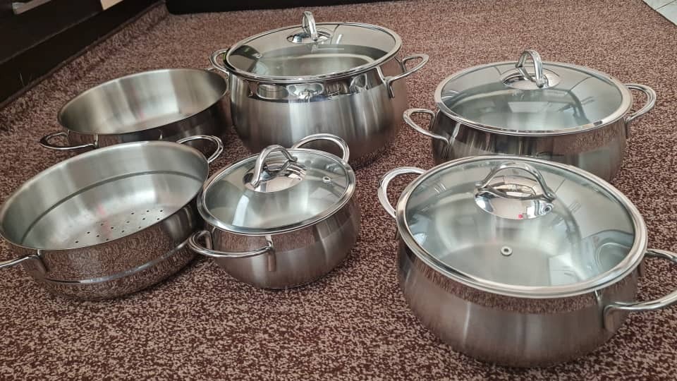 سرویس قابلمه استیل 10 پارچه سلین Celine ترکیه