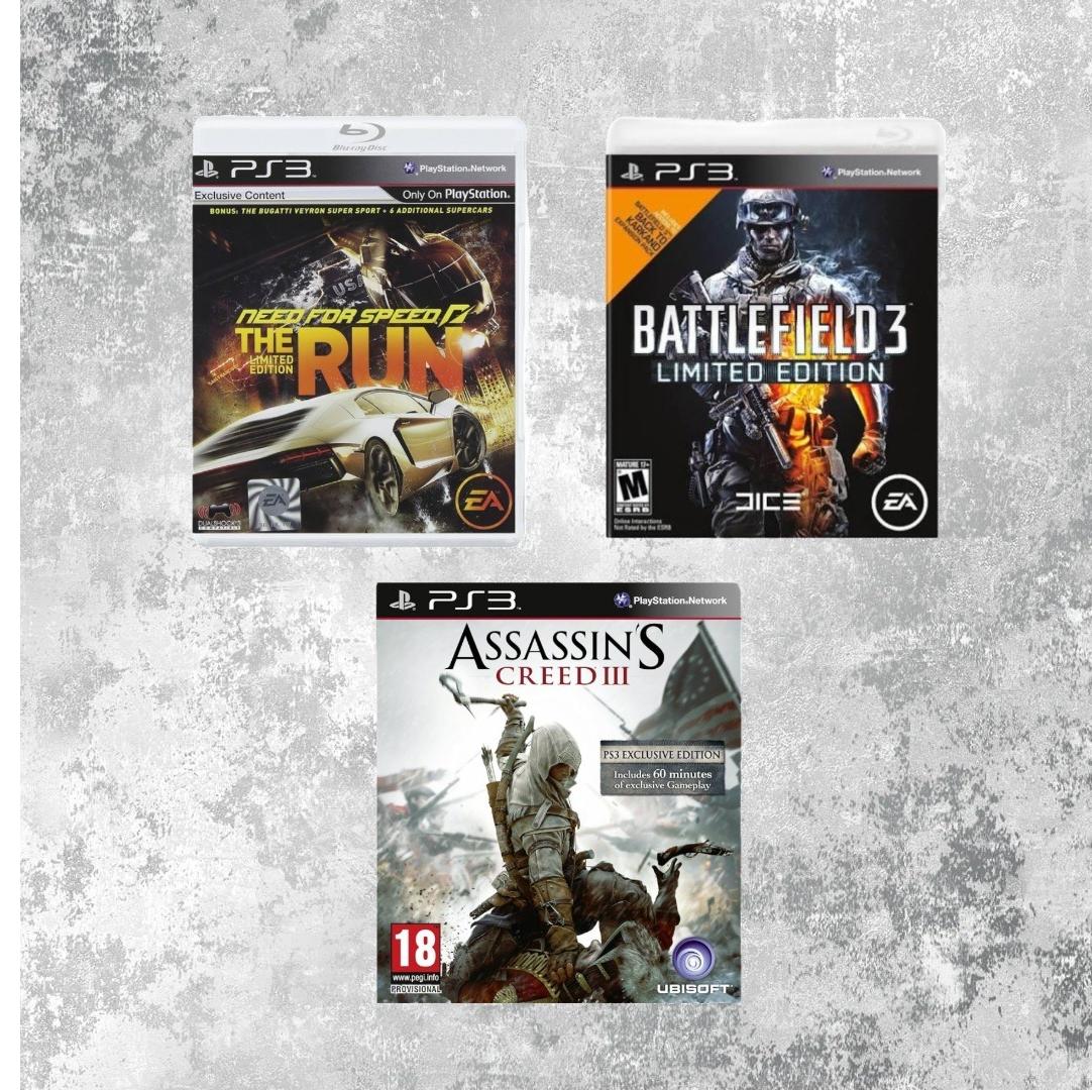 3 عدد بازی اورجینال پلی استیشن 3