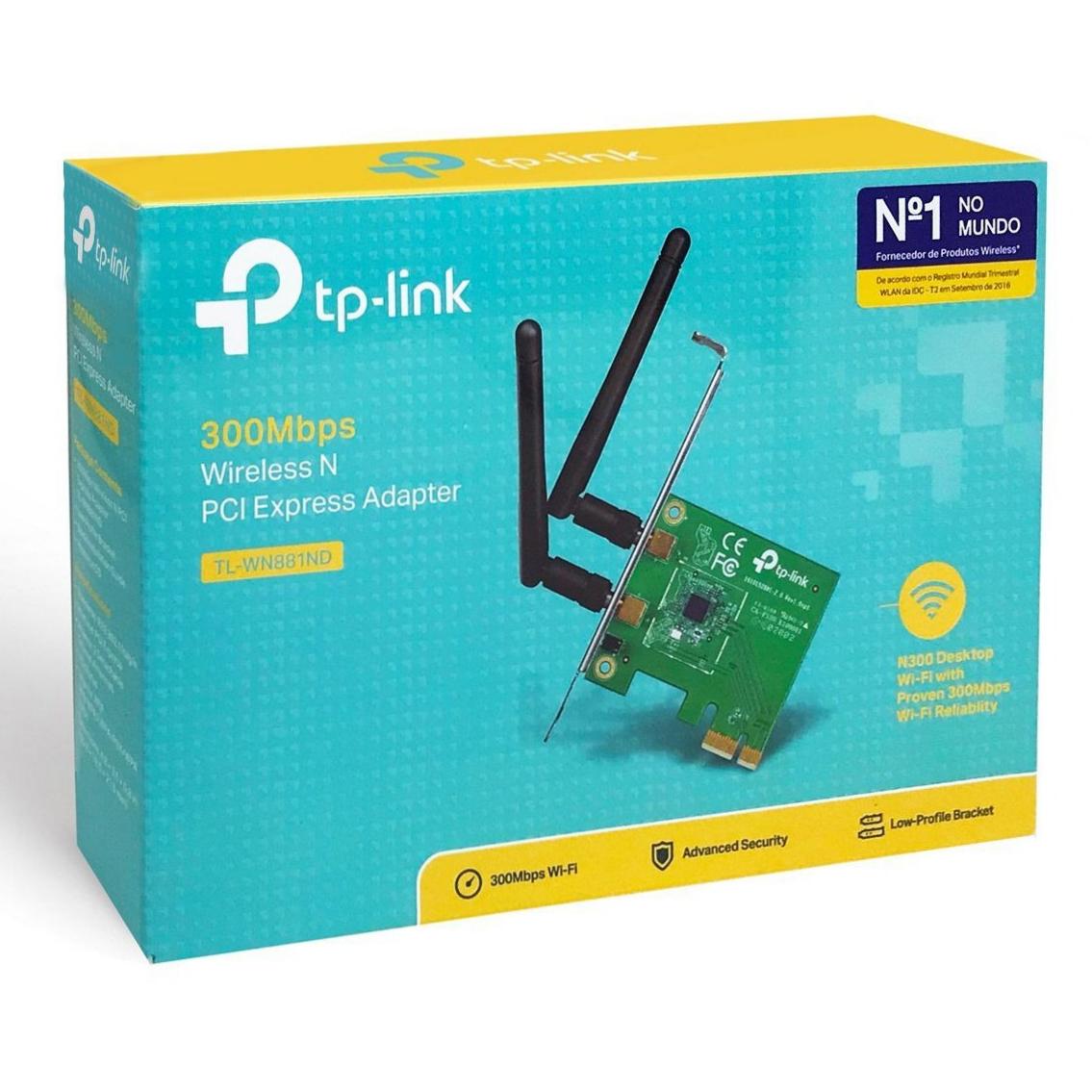 کارت شبکه بیسیم داخلی tplink TL-WN881ND