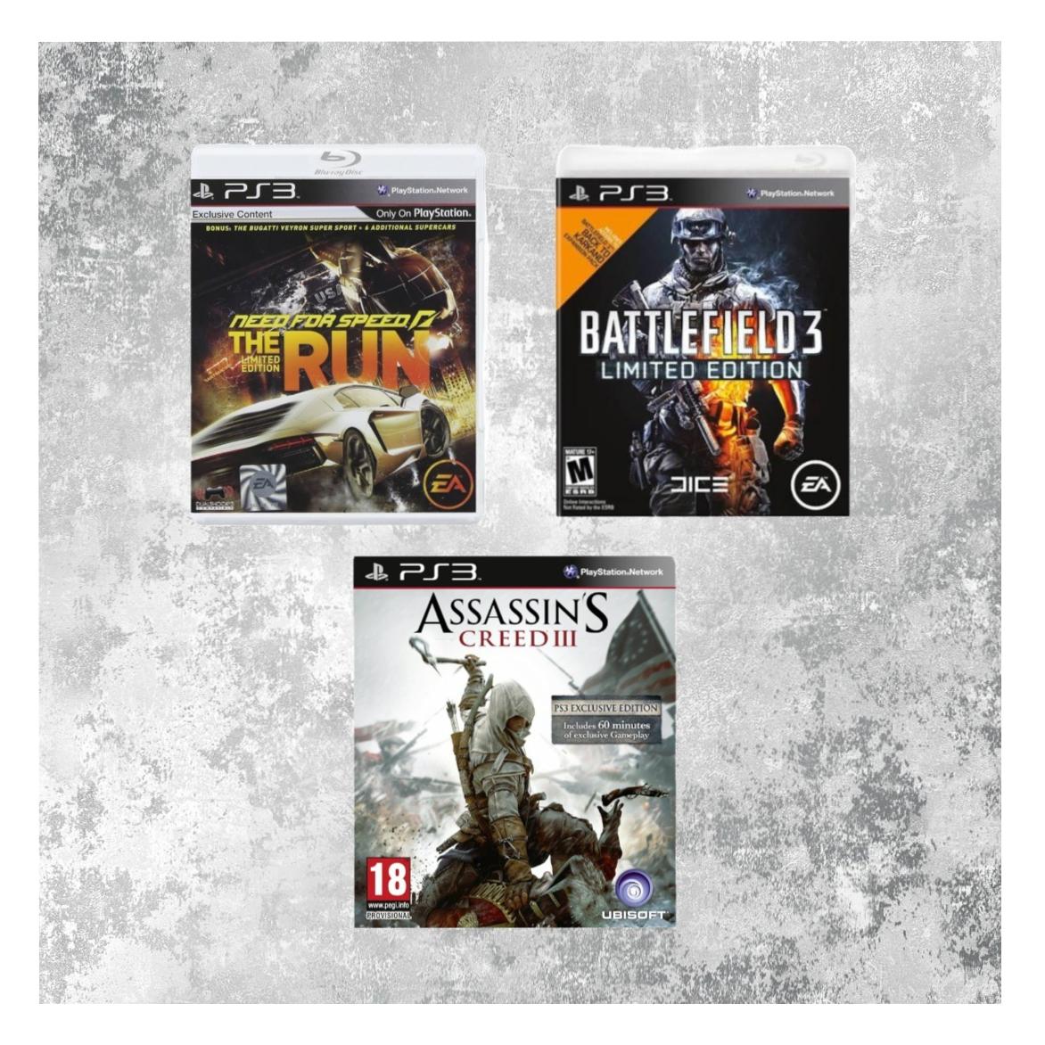 3 عدد بازی اورجینال پلی استیشن 3
