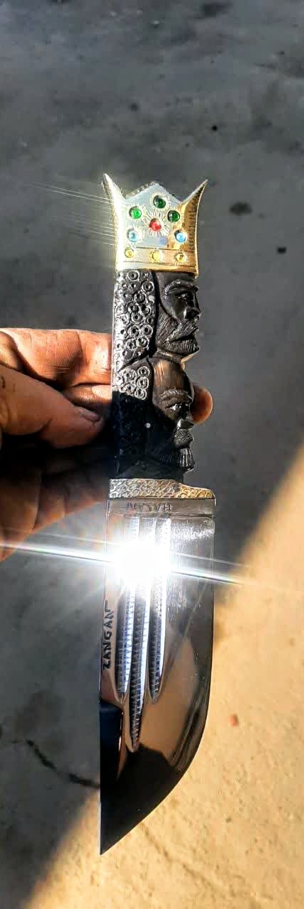 چاقوشکاری کلکسیونی استادتاران کندهکاری شاه وزیر