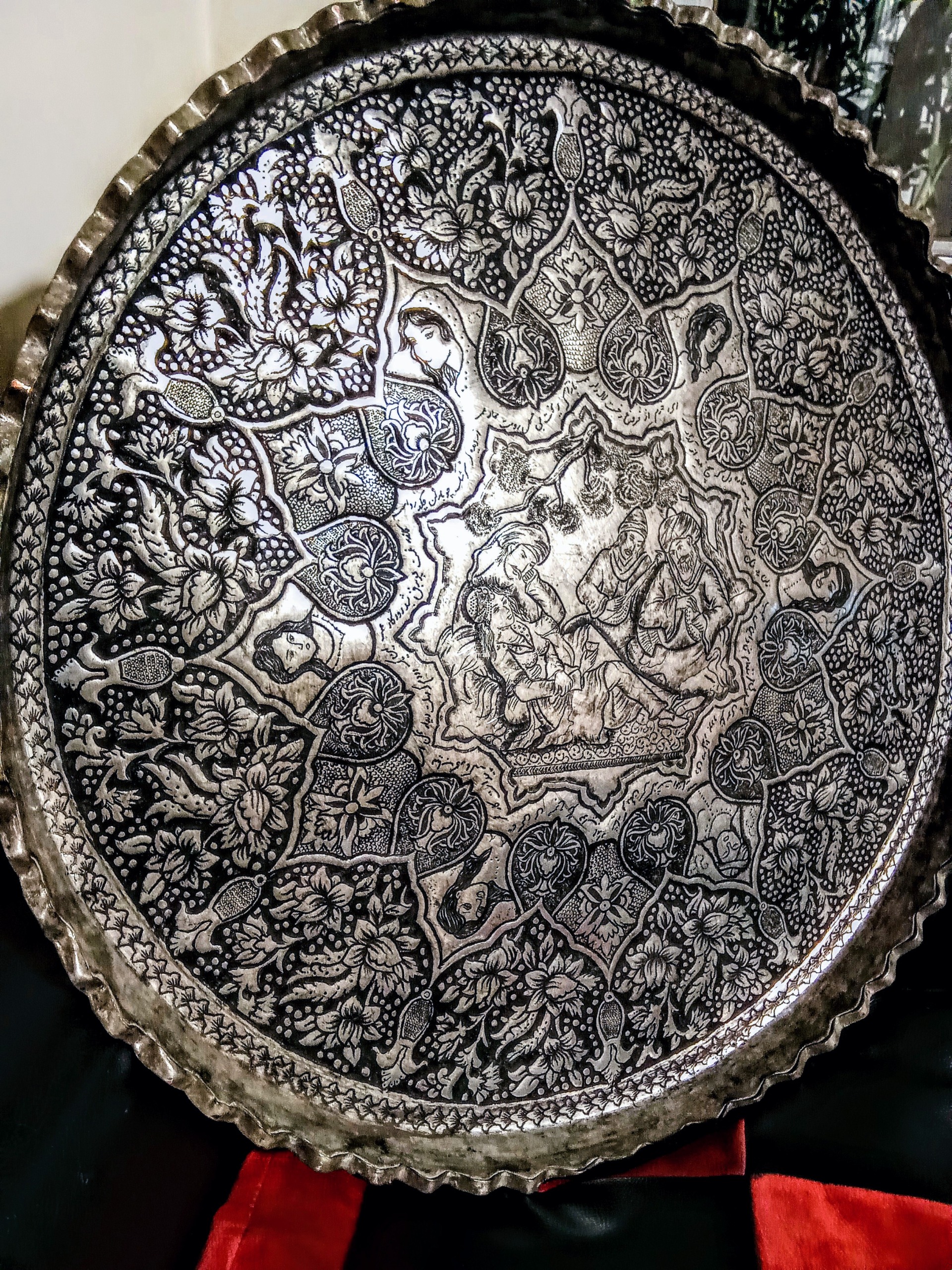 مجمع لبکنگره قاجارغرق قلم پهلوی طرح بزم رخ وگلبوته