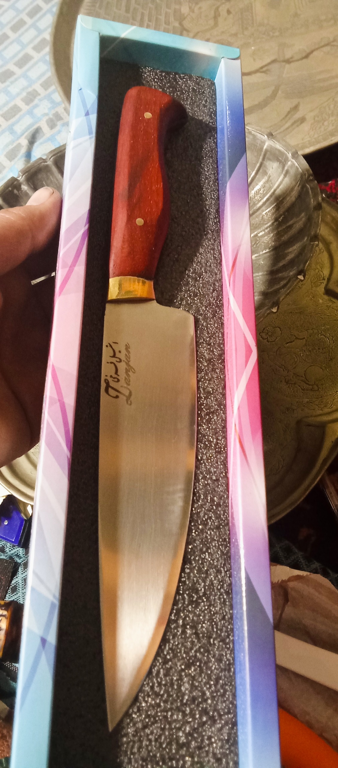 چاقوراسته دسته پادوک فرخی27سانت قیمتخریدقدیم