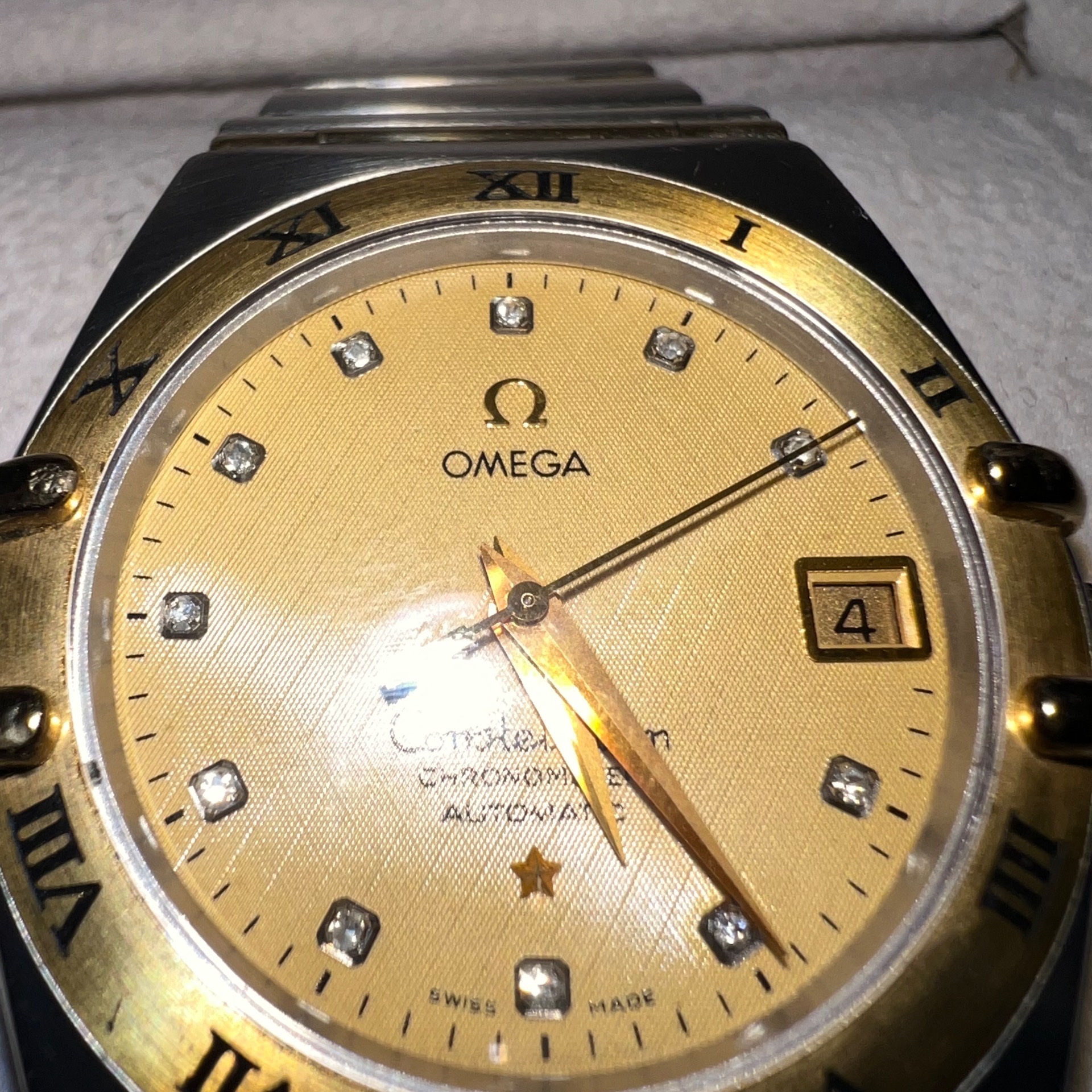 ساعت امگا میخ طلا