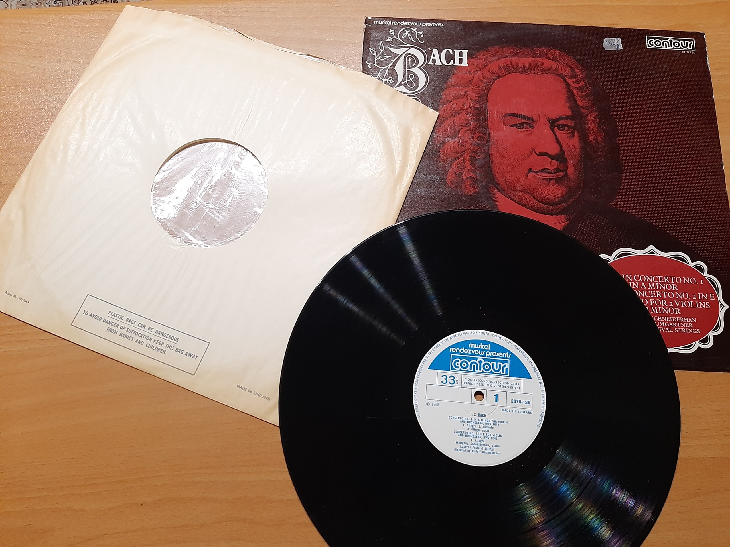 صفحه گرام یوهان سباستین باخ، J. S. BACH