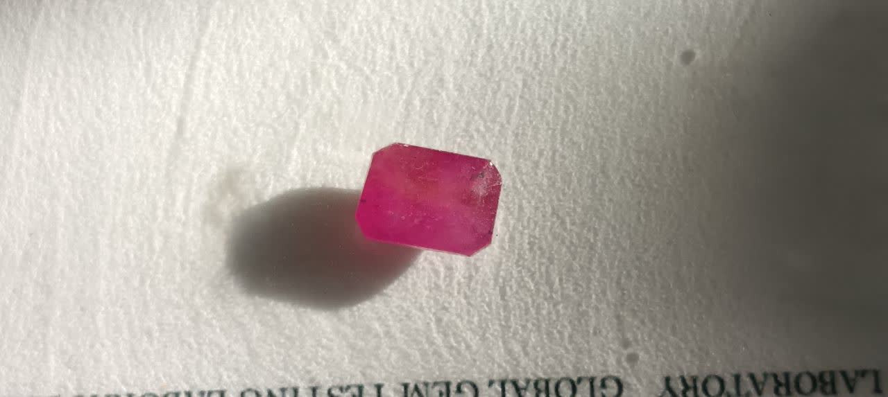 یاقوت برمه شناسنامه دار تایلندی