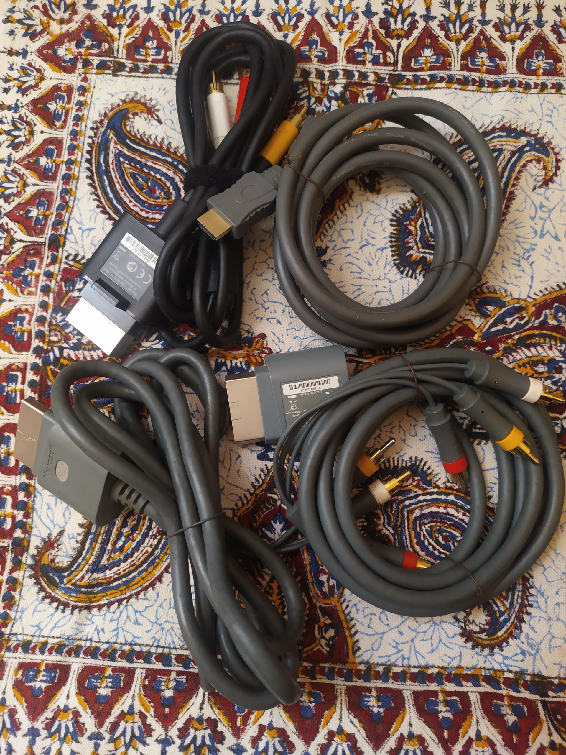 سیم صدا و تصویر Xbox 360چهار عدد باهم
