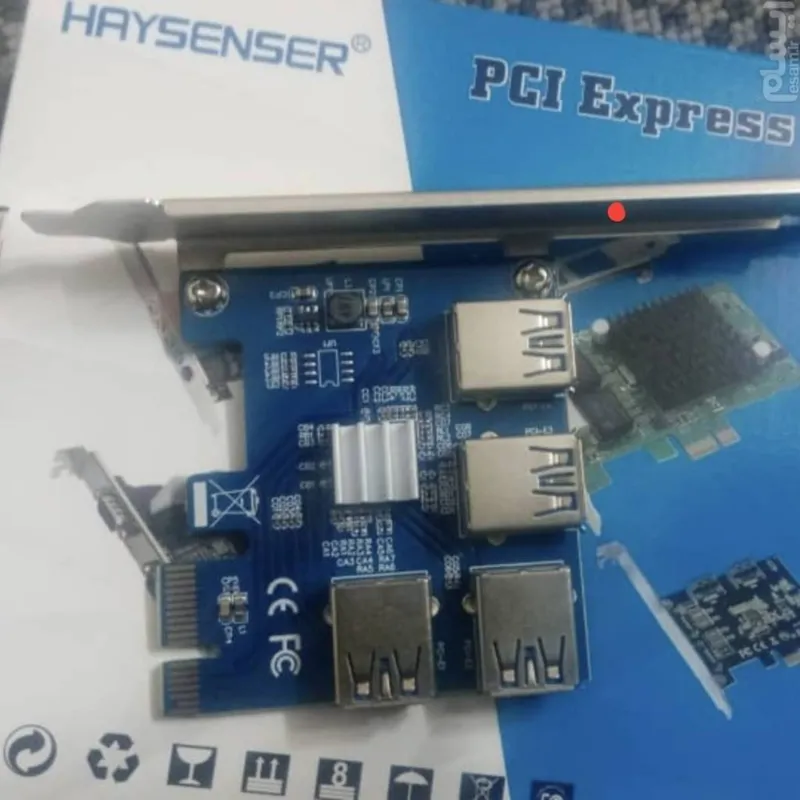 تبدیل 1 به 4 pci ex کارت گرافیک