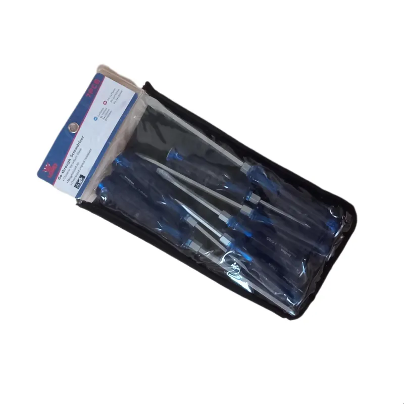 پیچ گوشتی کیفی 7 عددی ضربه خور و آچار خور