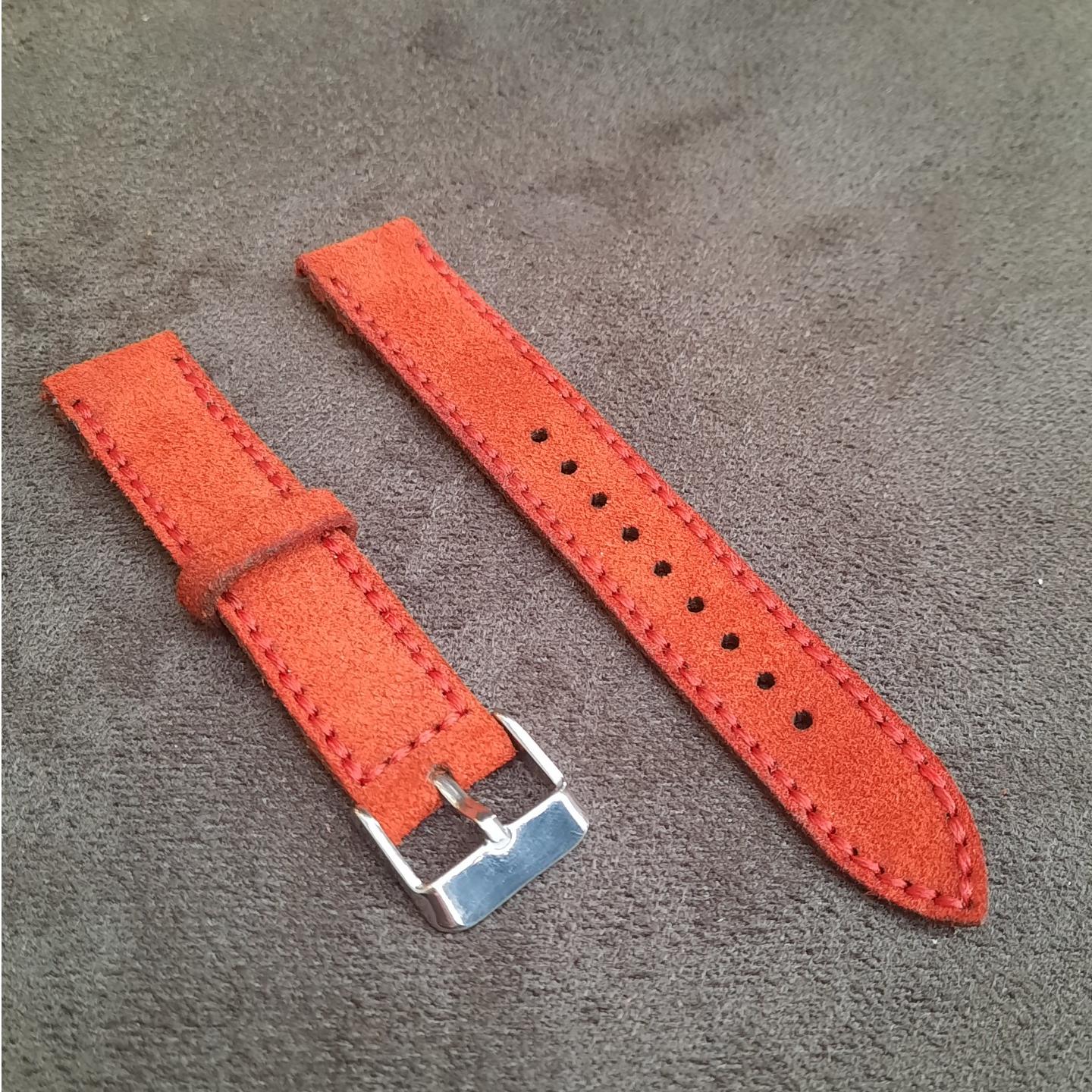 بند ساعت چرمی دست دوز سایز 18 کد 1809