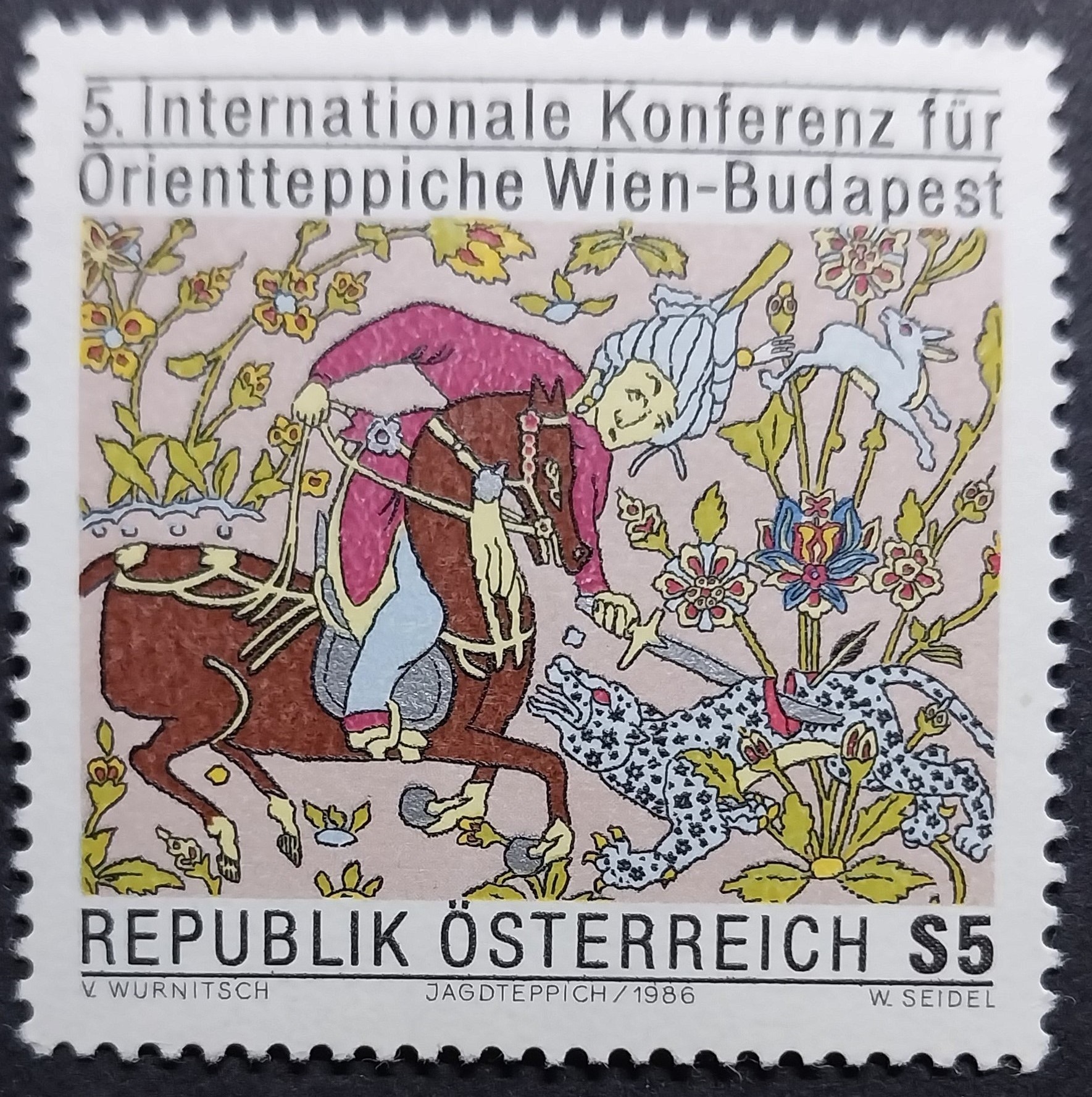 کنفرانس فرش وین پست مرتبط با ایران نقش شکارگاه