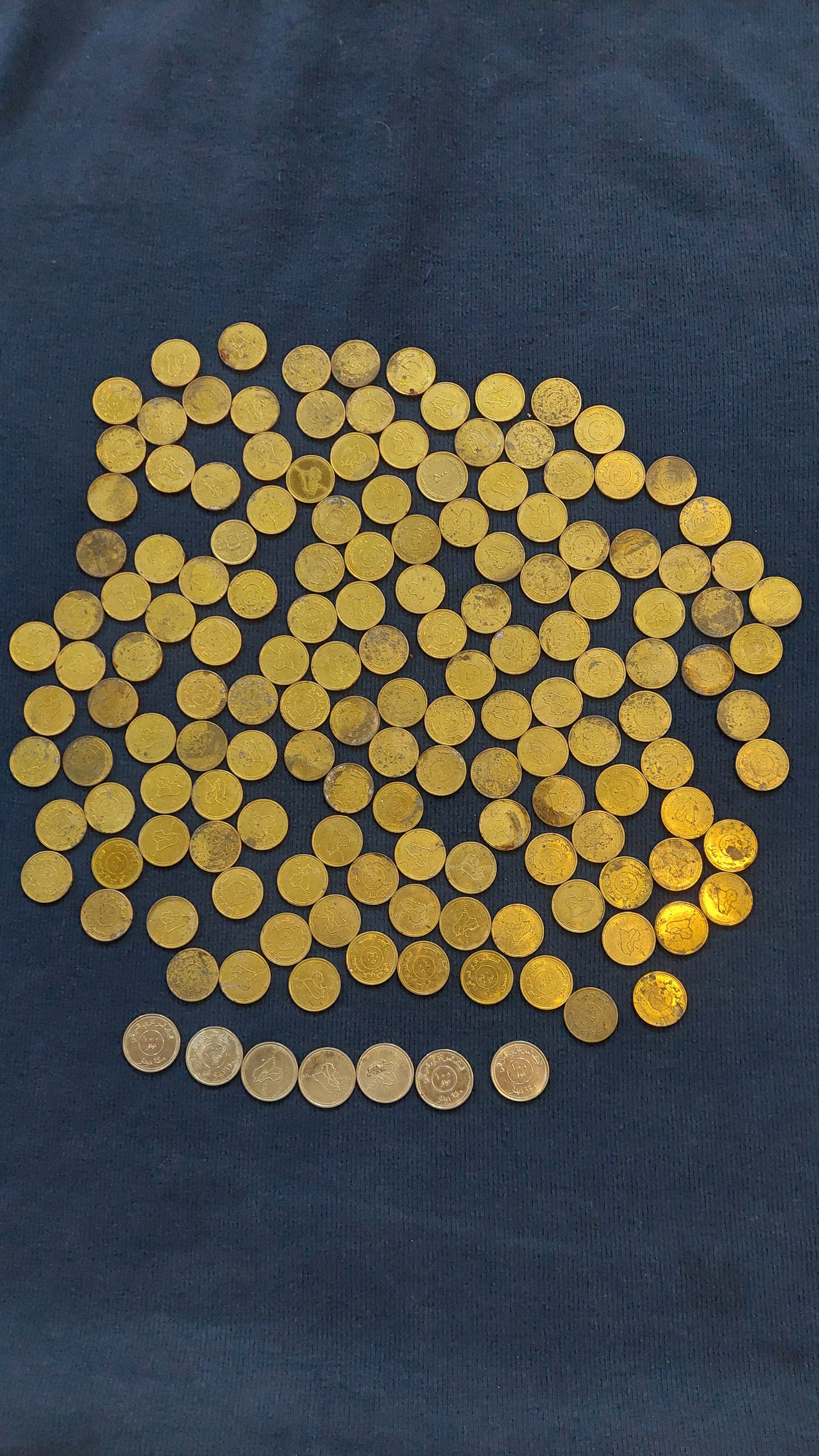 150 عدد سکه 50دینار عراقی