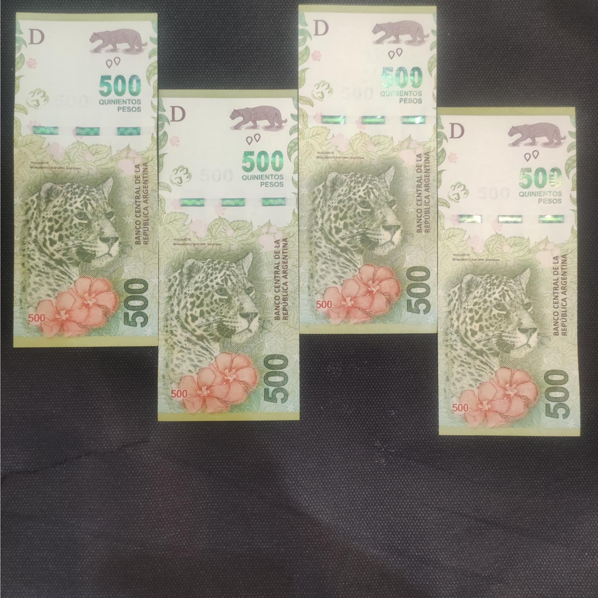 تخفیف واقعی اسکناس بسیار زیبا آرژانتین 500 پزو