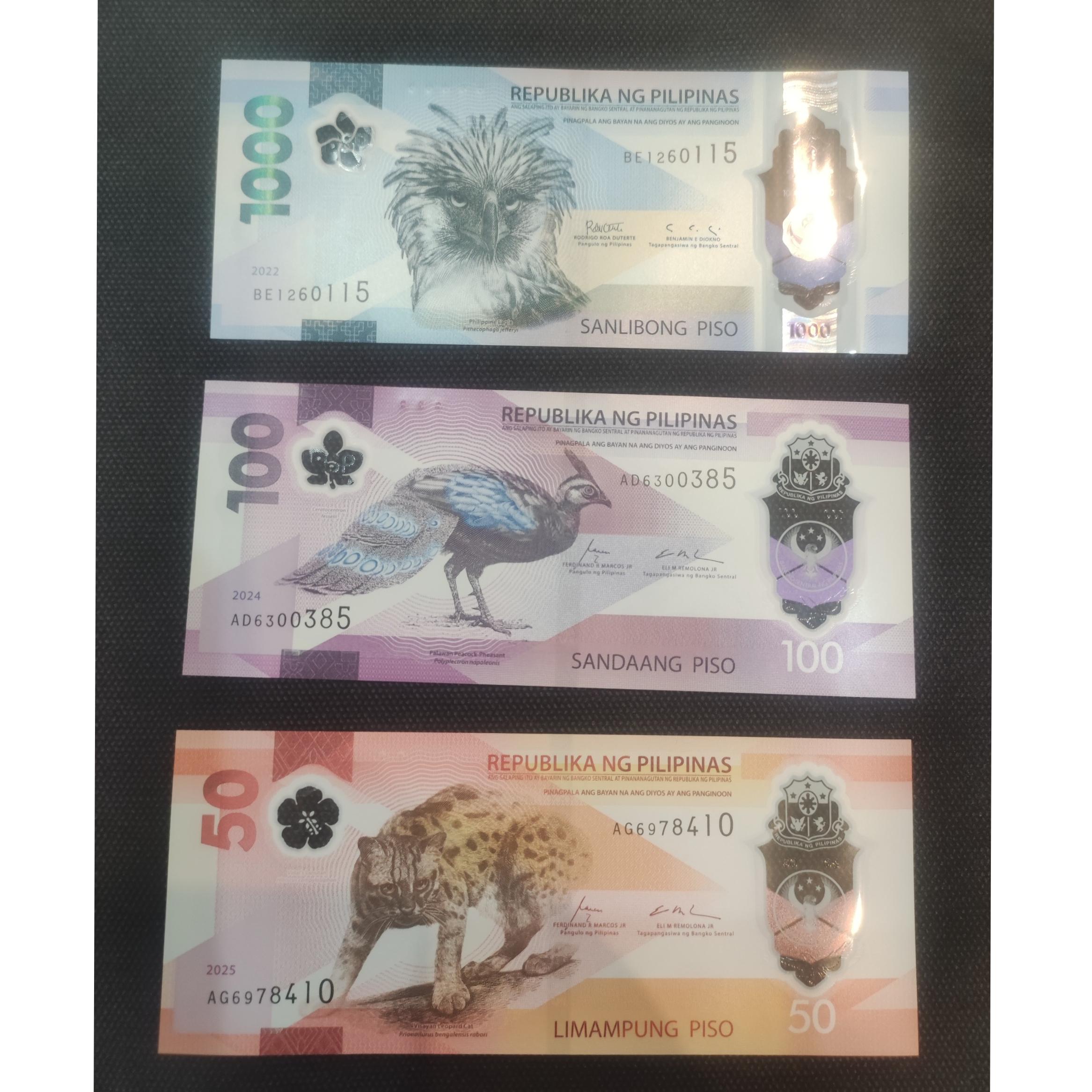 تخفیف عالی ست اسکناس شاهکار فیلیپین