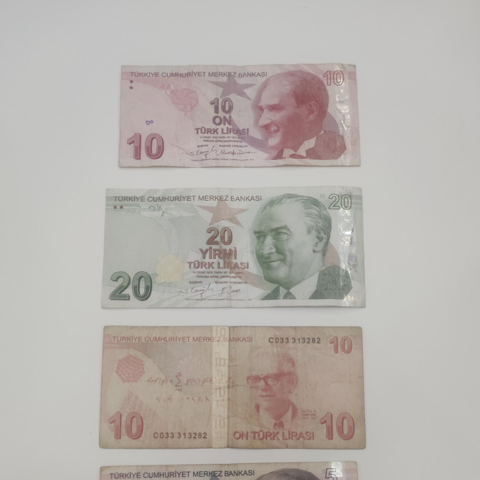 ست لیر ترکیه سالم و رایج 45 لیر فقط 135 تومان