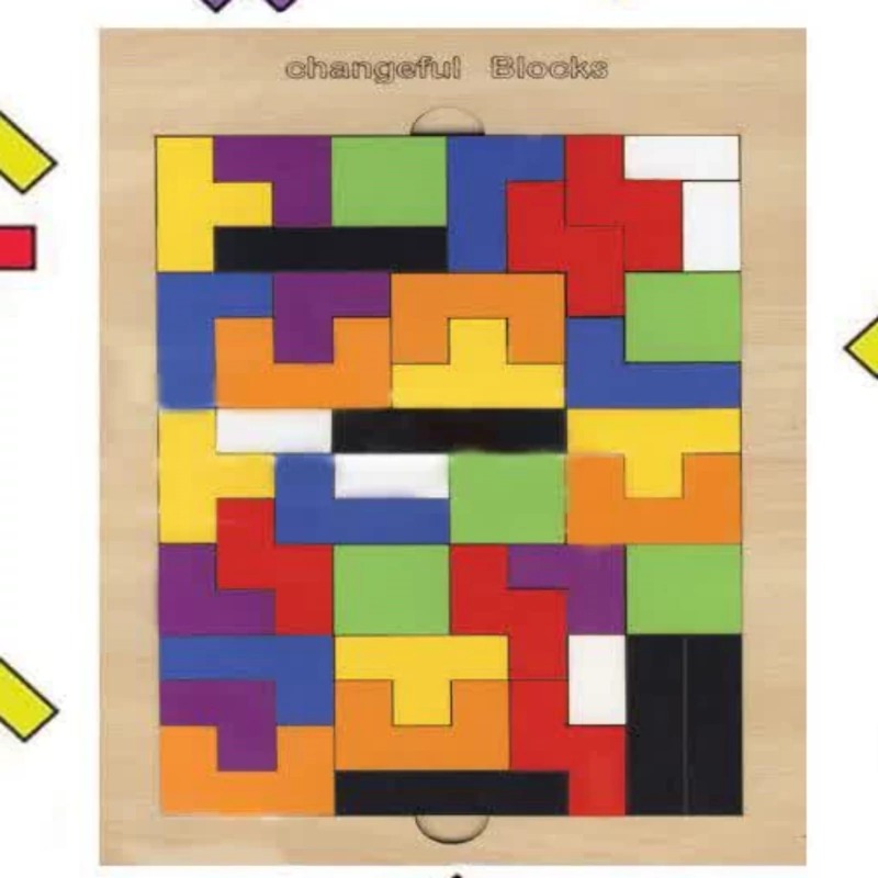 بازی فکری کاتامینو چوبی جذاب و چالش برانگیز