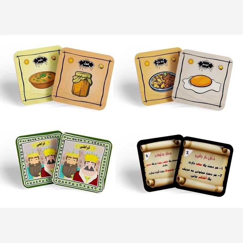 بازی فکری کارتی دستک و دنبک