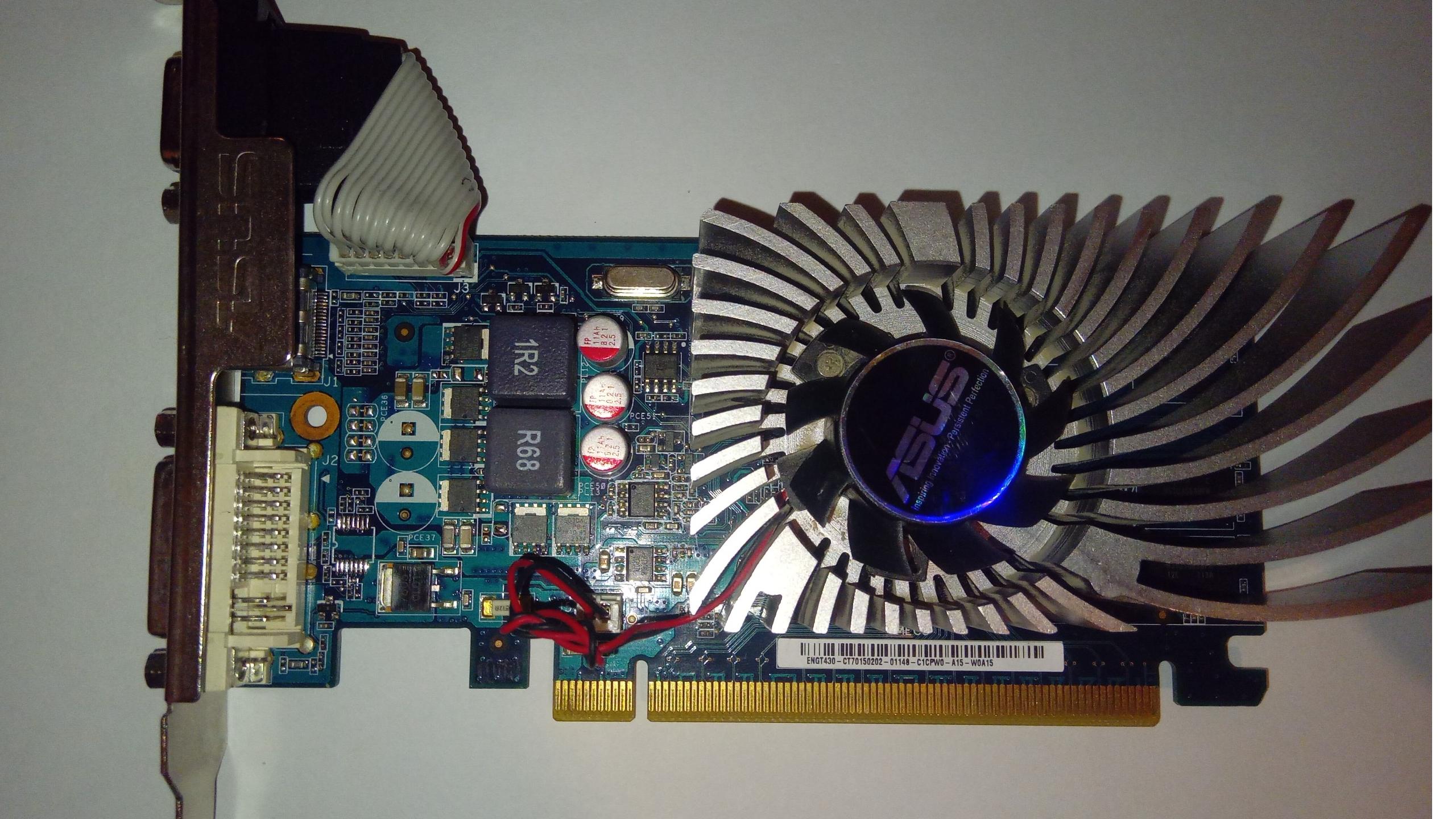 کارت گرافیک ایسوس gt 430