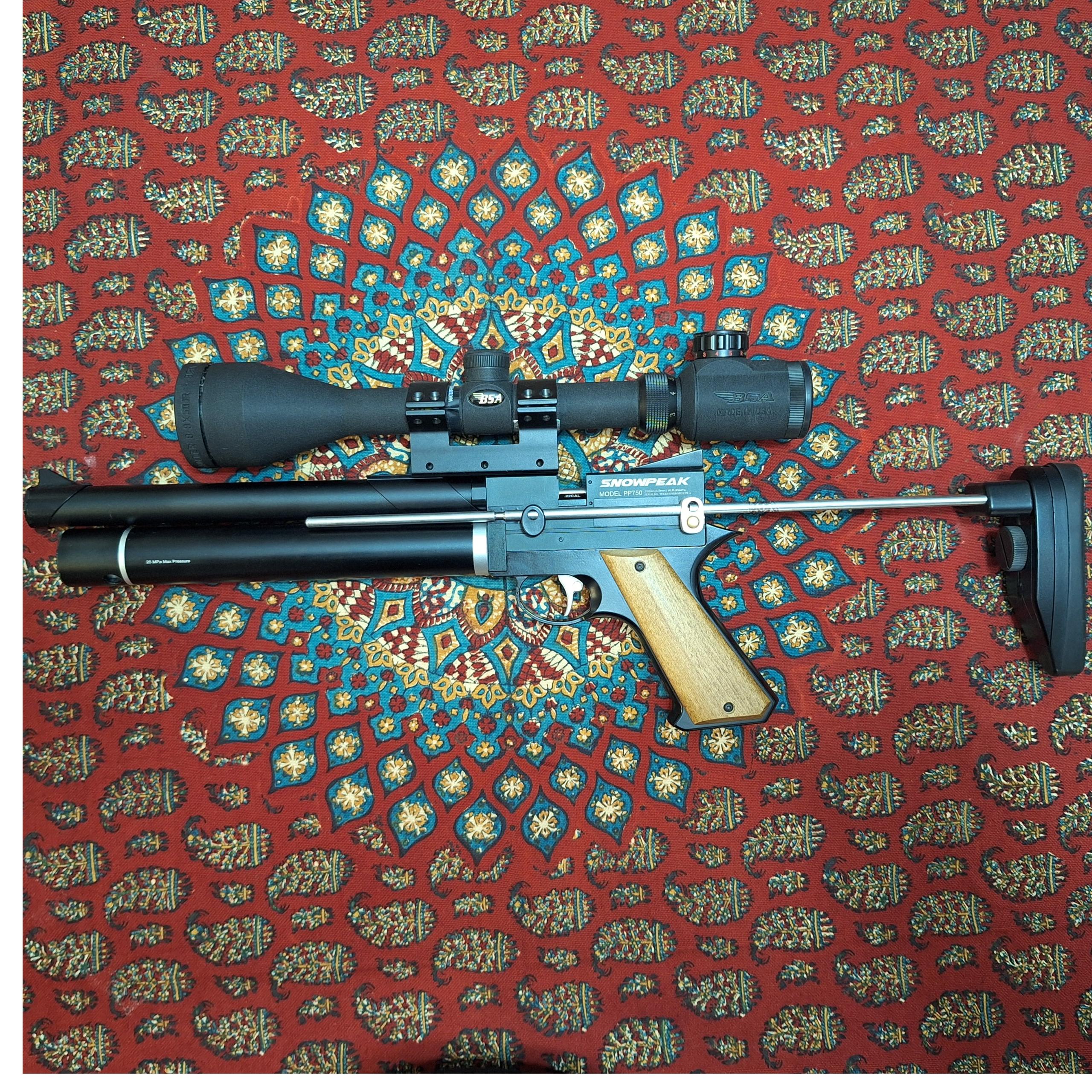تفنگ pcp بادی اسنوپیک pp750