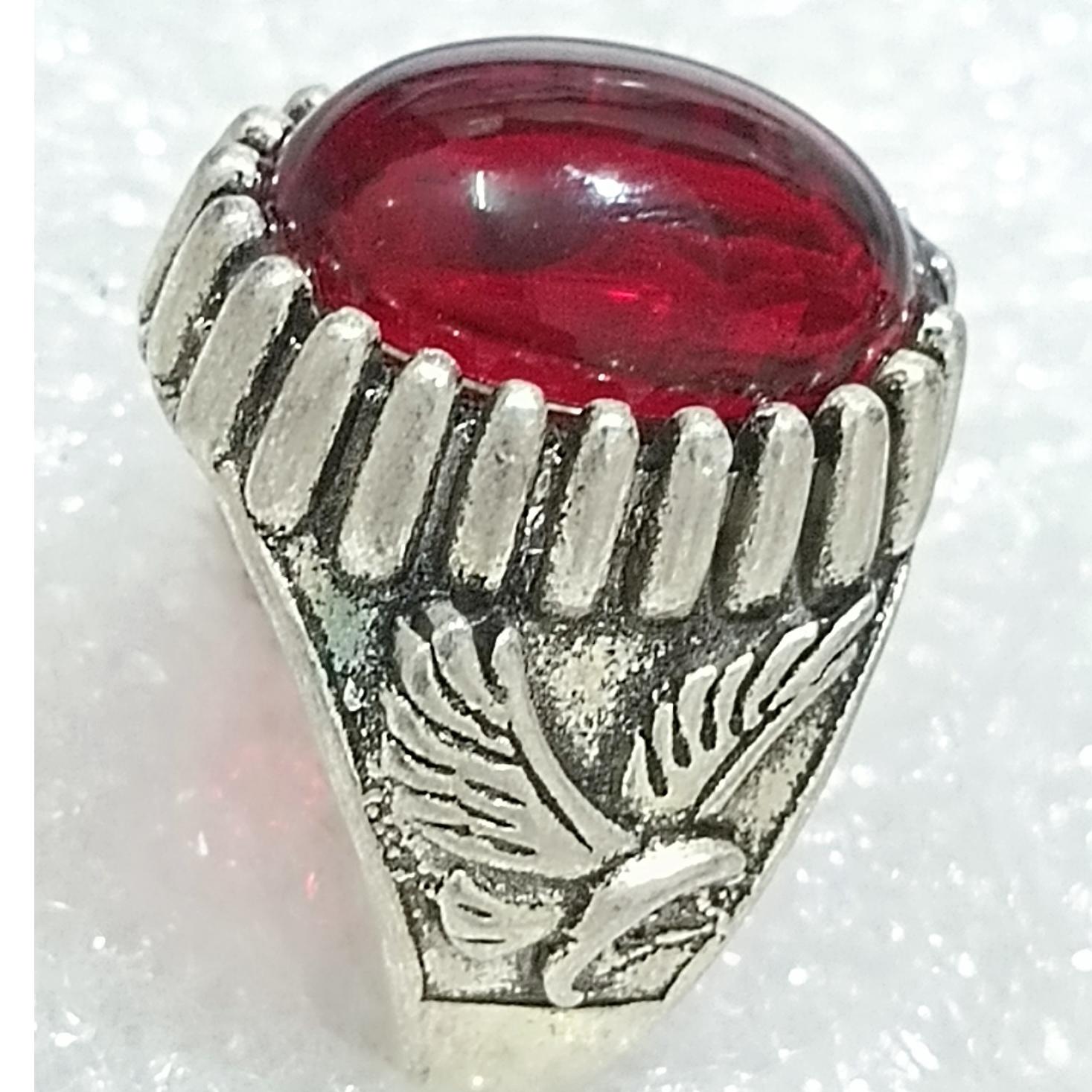 حراج انگشتر وارداتی کمیاب نگین مصنوعی