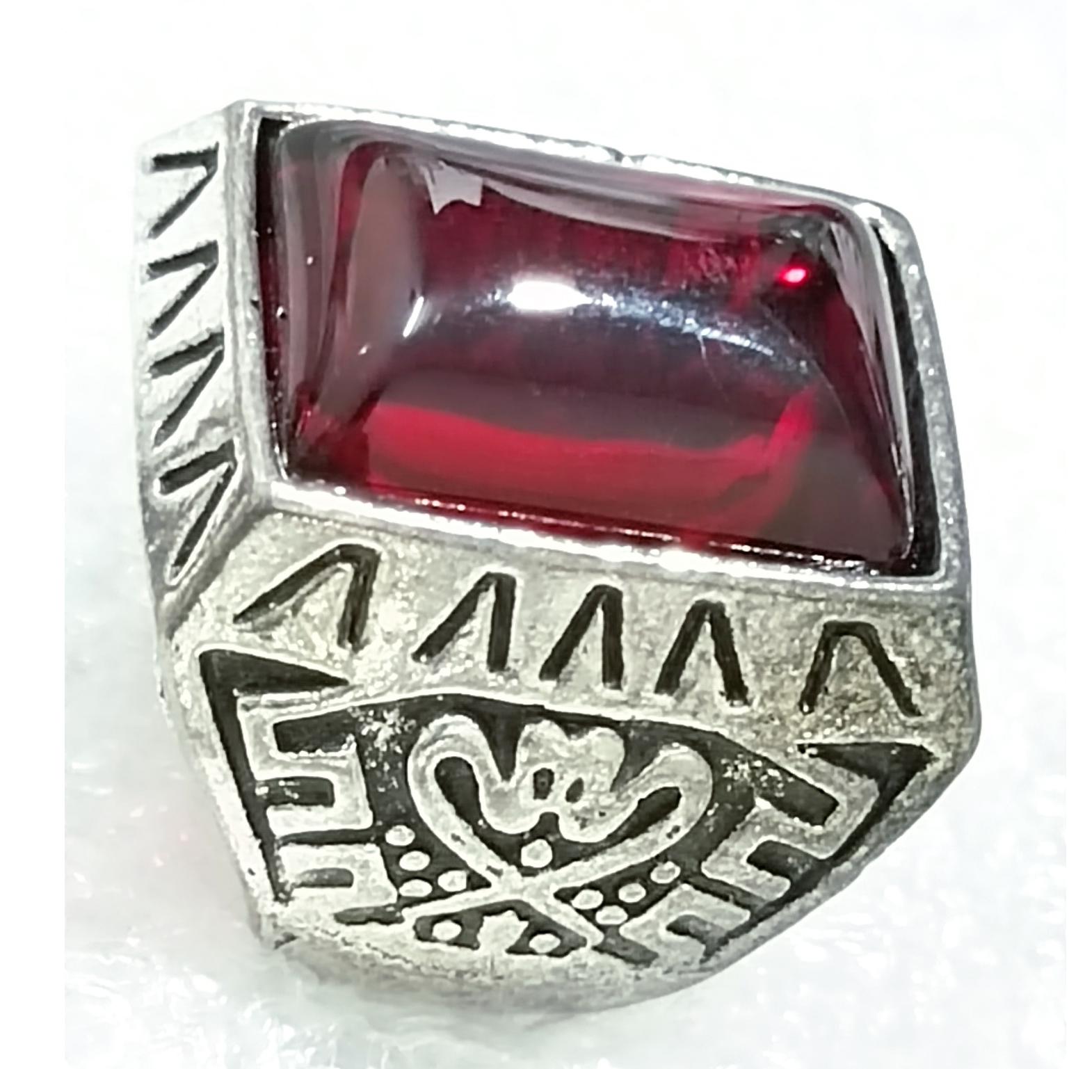 حراج انگشتر یاقوت مصنوعی وارداتی بدلی قدیمی