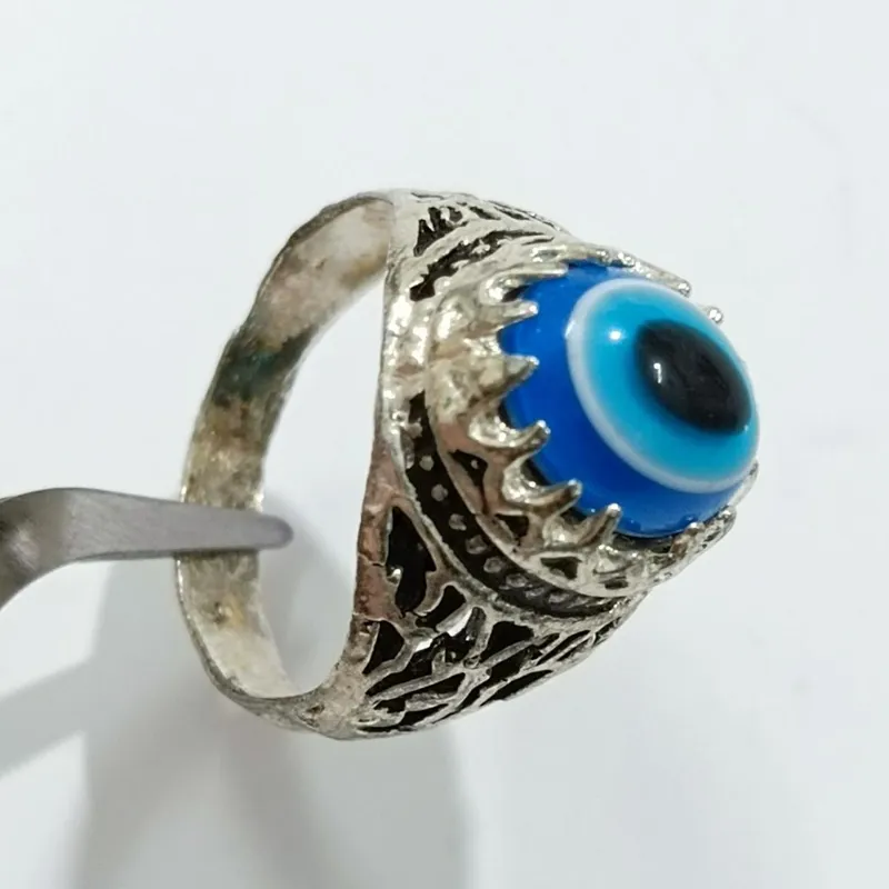 انگشتر چشم زخم، بدل، سایز کوچک، برای انگشت کوچک