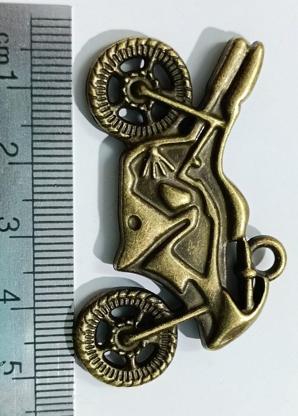 آویز موتور سنگین 17 گرمی دو رو درجه یک