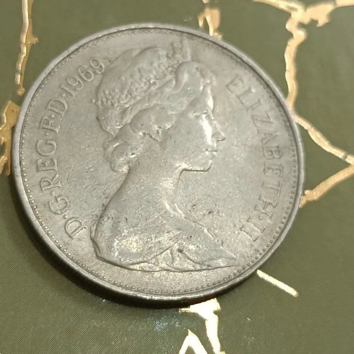 10 پنس انگلیس 1969 کلکسیونی