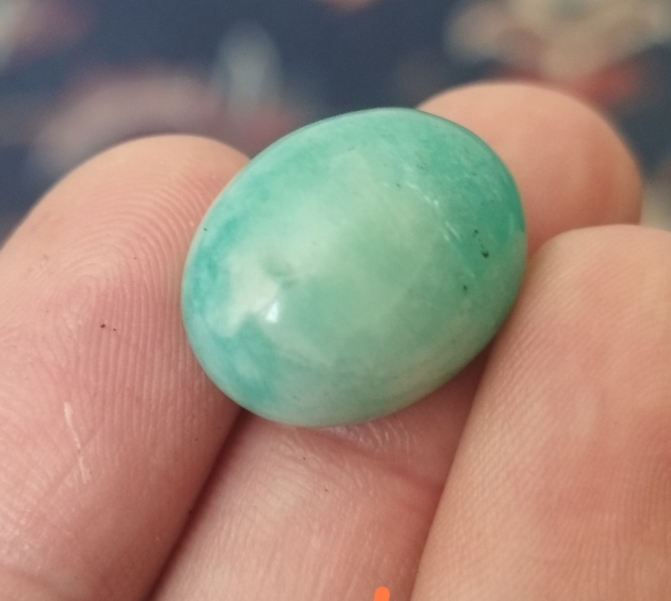 نگین معدنی آمازونیت روسیه 5 گرمی